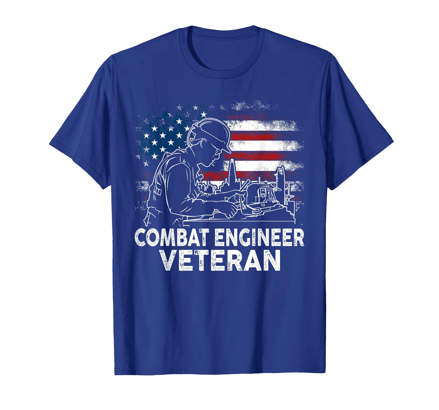 Combat Engineer Veteran Engineering Veteran's Day T-Shirt