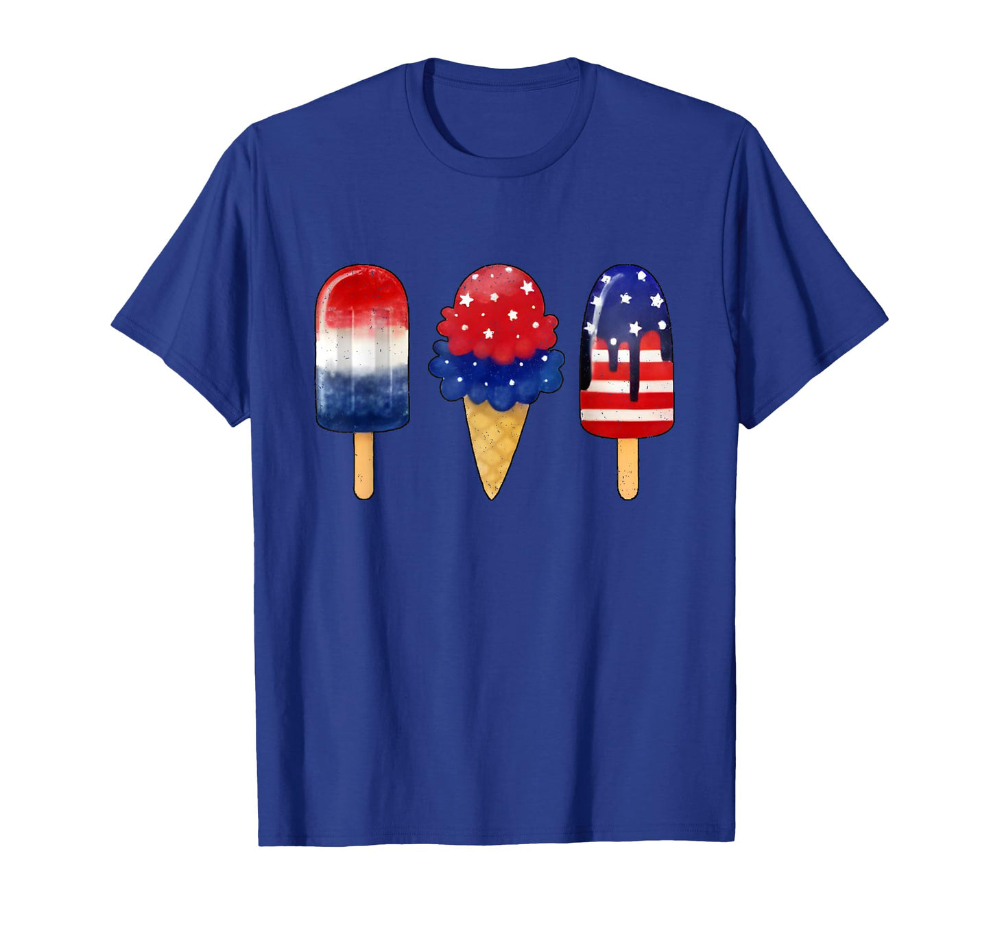 4th Of July Cute Popsicle Patriotic Ice Cream Men Women Kid T-Shirt