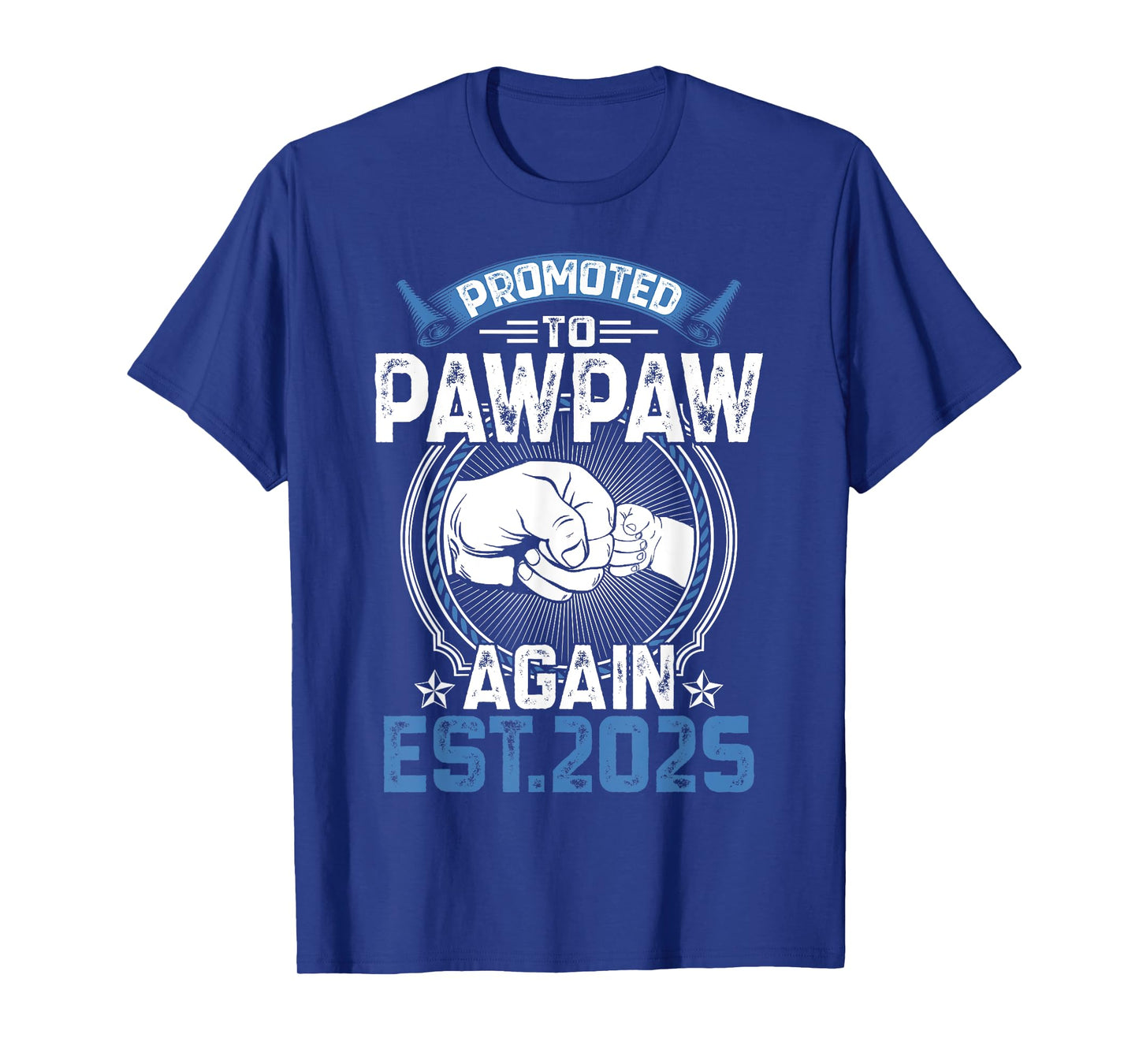 Retro Promoted To Pawpaw 2025 Again Soon To Be Pawpaw Mens T-Shirt