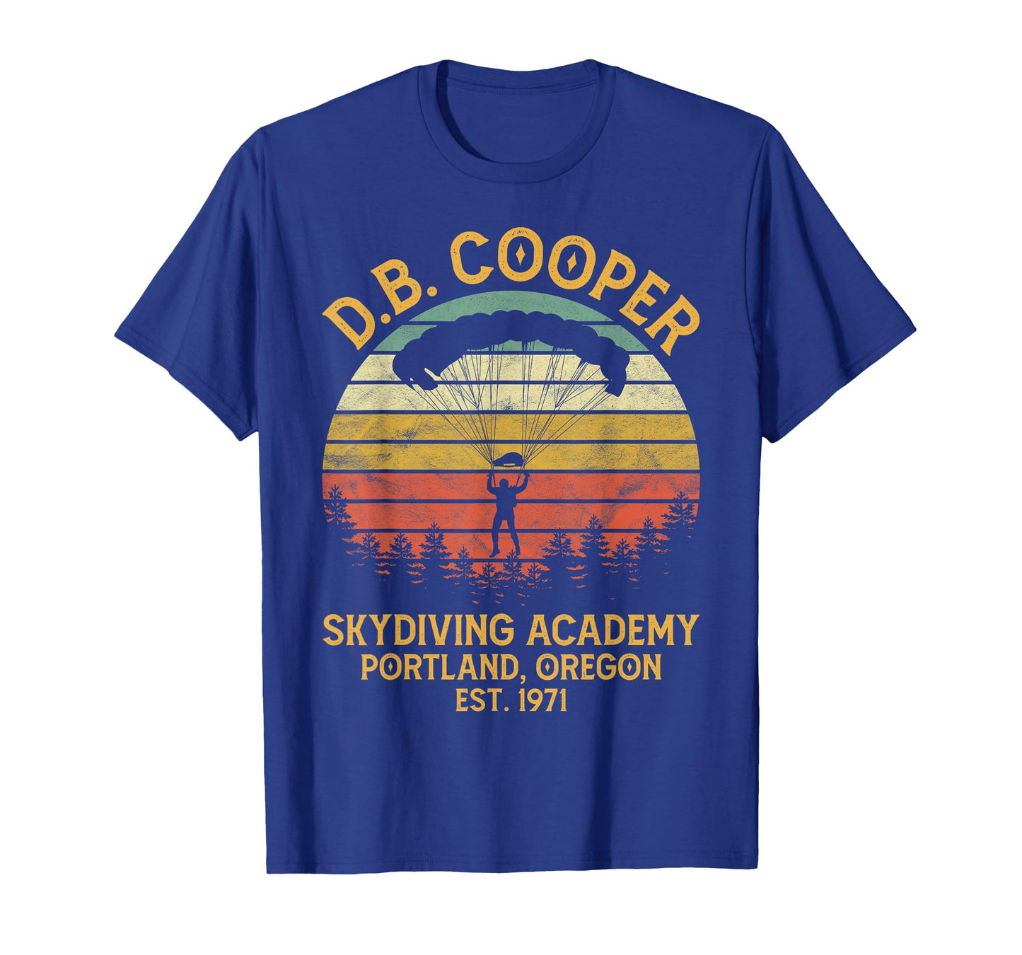 D.B. Coopers Skydiving Academy Portland Oregon DB Cooper T-Shirt