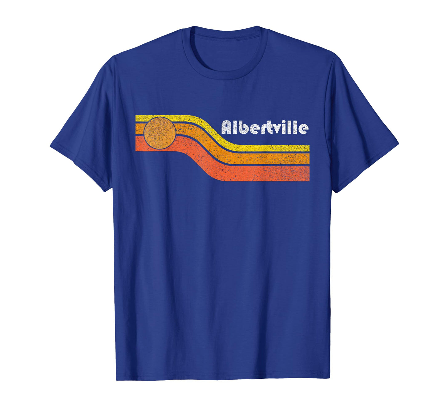 Albertville - Vintage Men Women 70s 80s Graphic Cool Retro T-Shirt