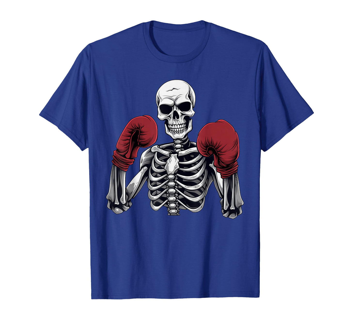 Skeleton Boxer Boxing Kickboxing Halloween Martial Arts T-Shirt