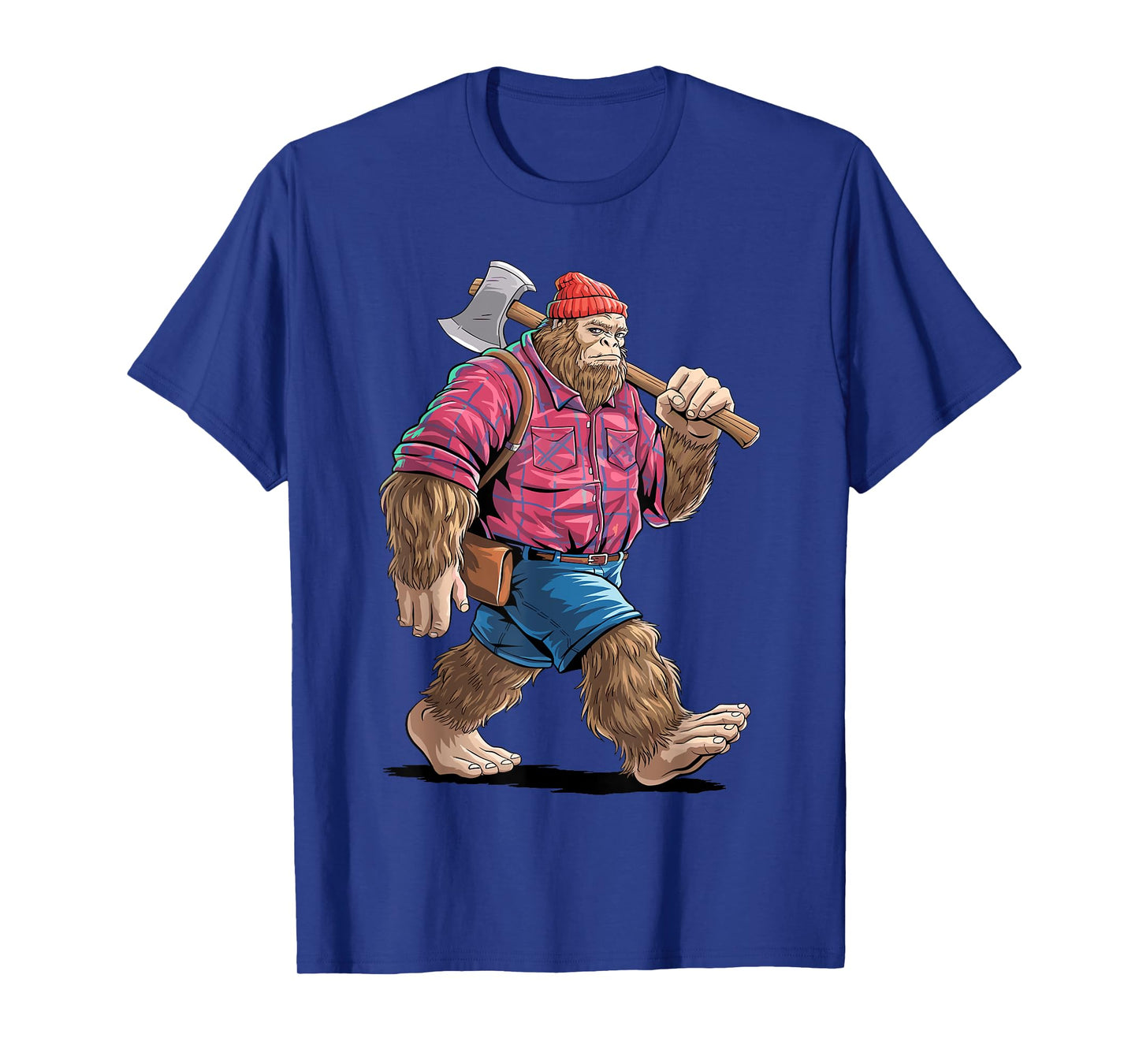 Funny Lumberjack Art for Men Women Tree Cutter Wood Logger T-Shirt