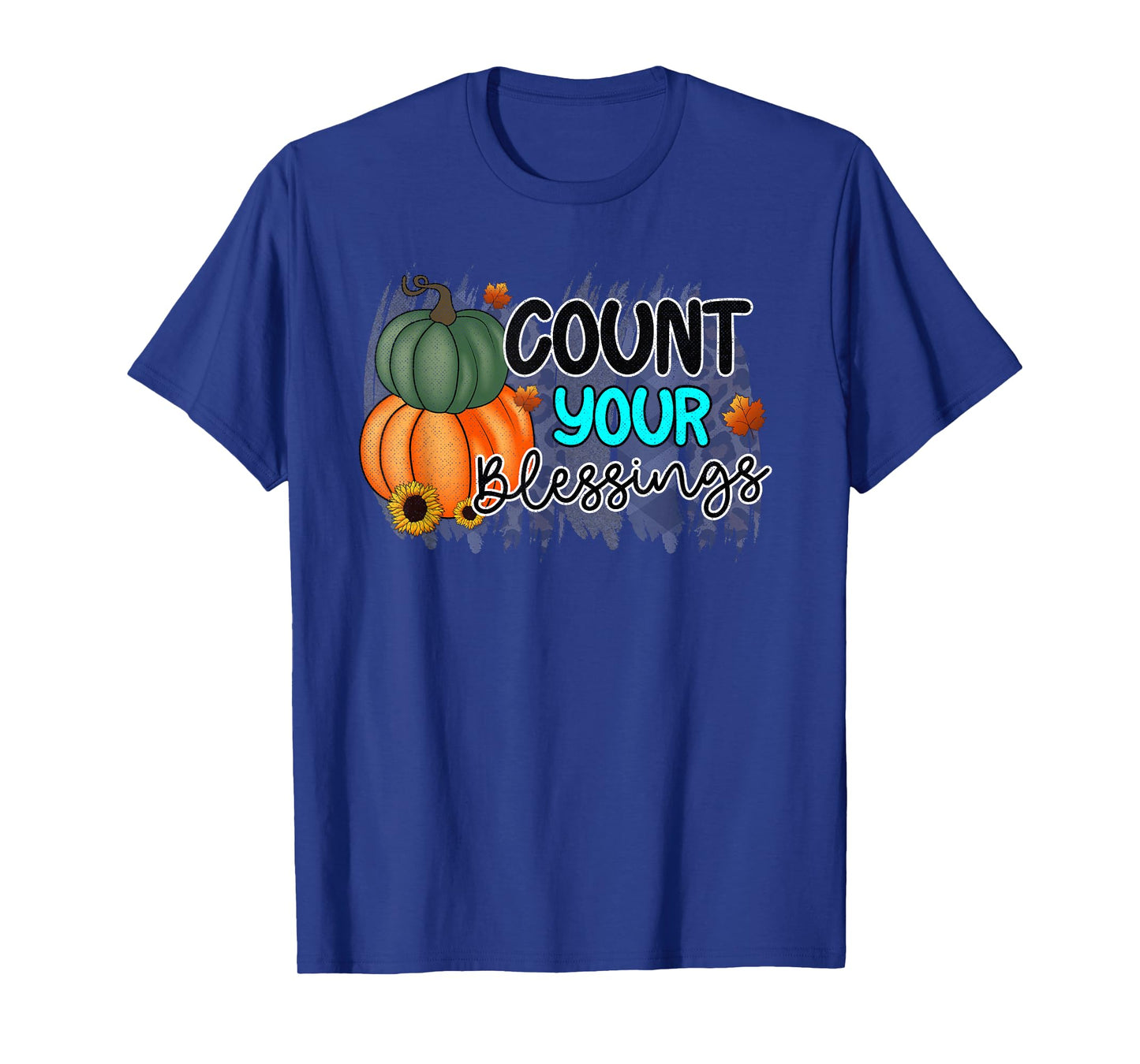 Count Your Blessings Cute Thanksgiving T-Shirt