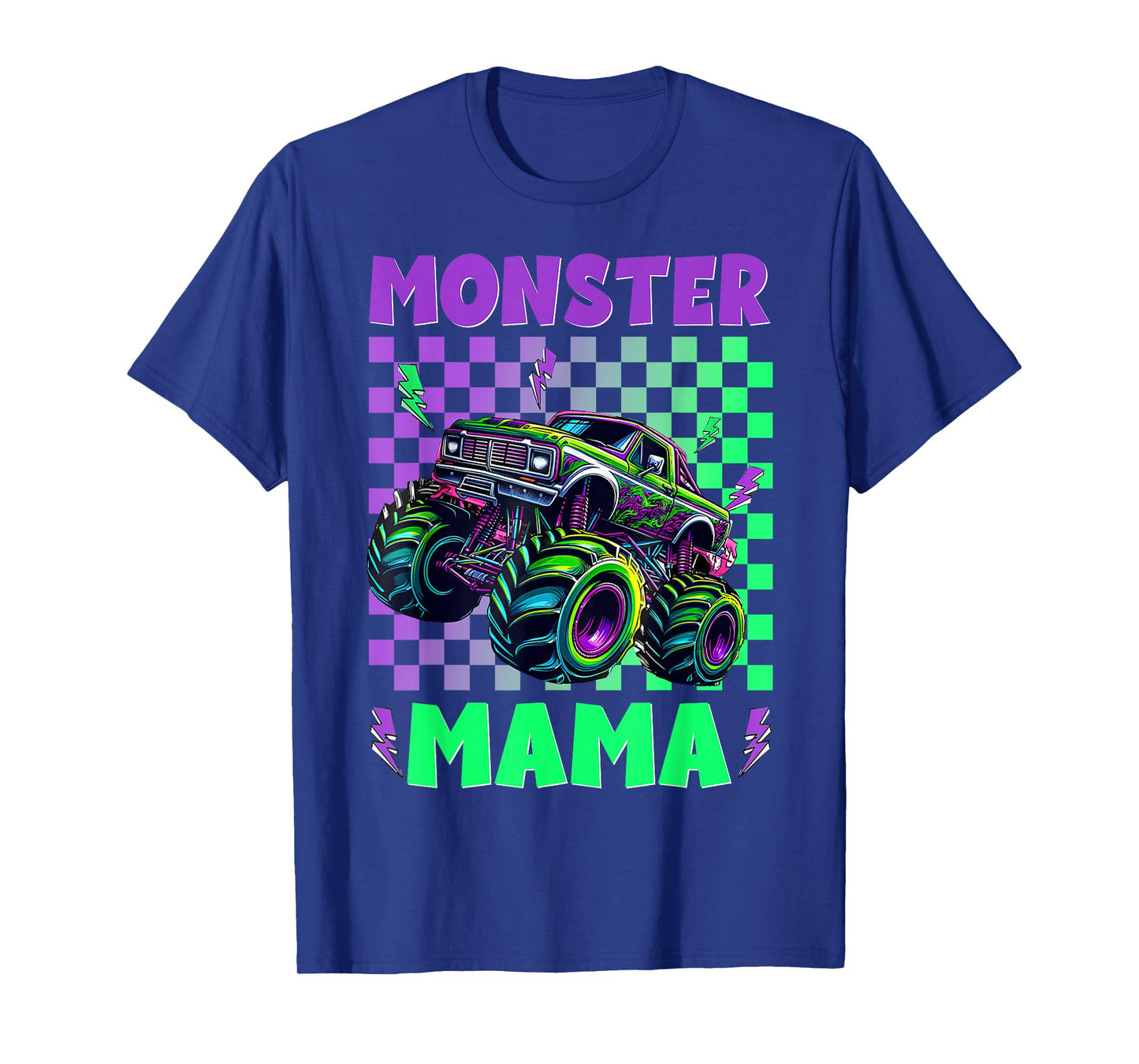 Monster Truck Mom Mama Of The Birthday Boy Family Matching T-Shirt