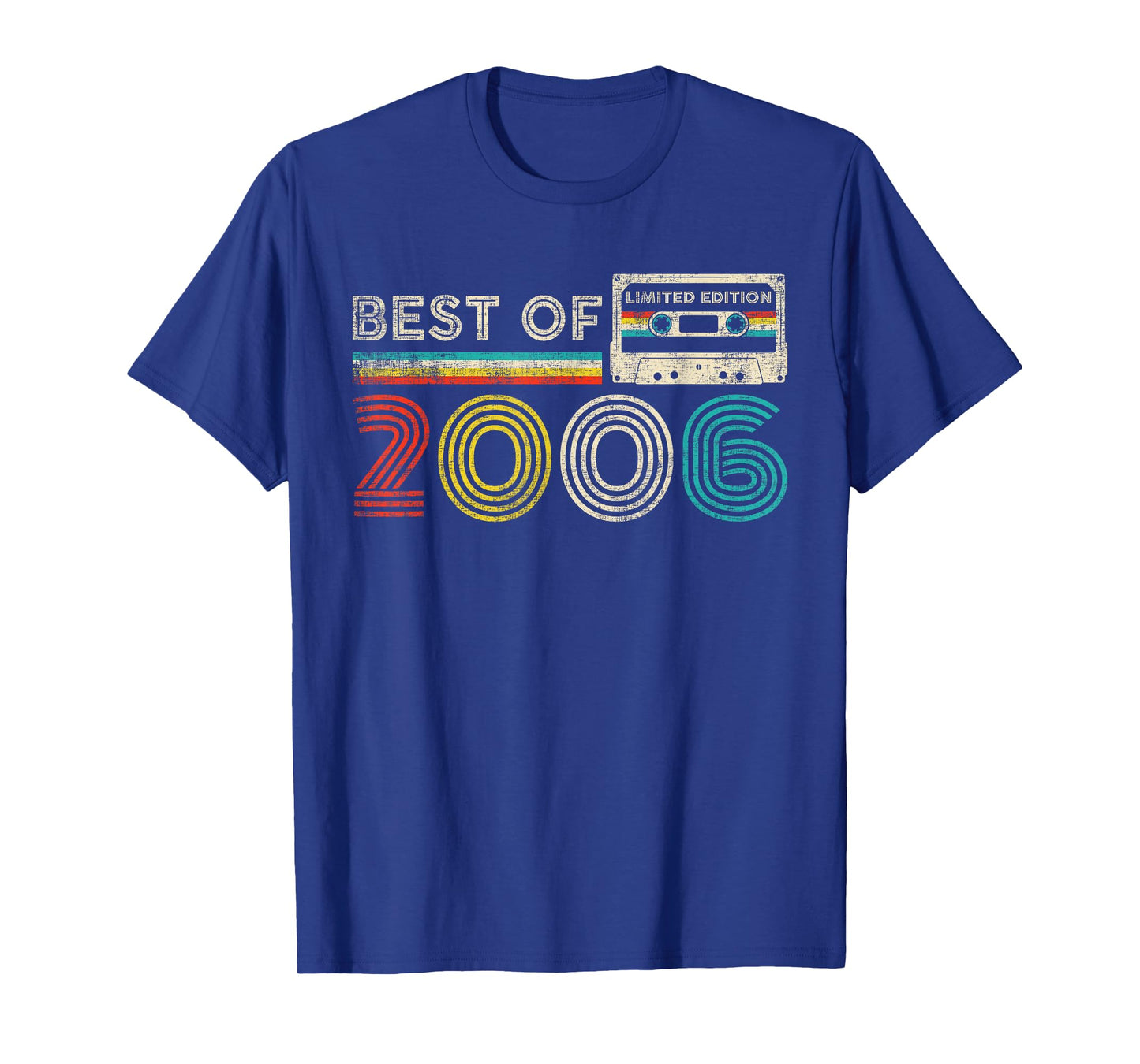 Best Of 2006 Classic Birthday 2006 Cassette Tape Vintage T-Shirt