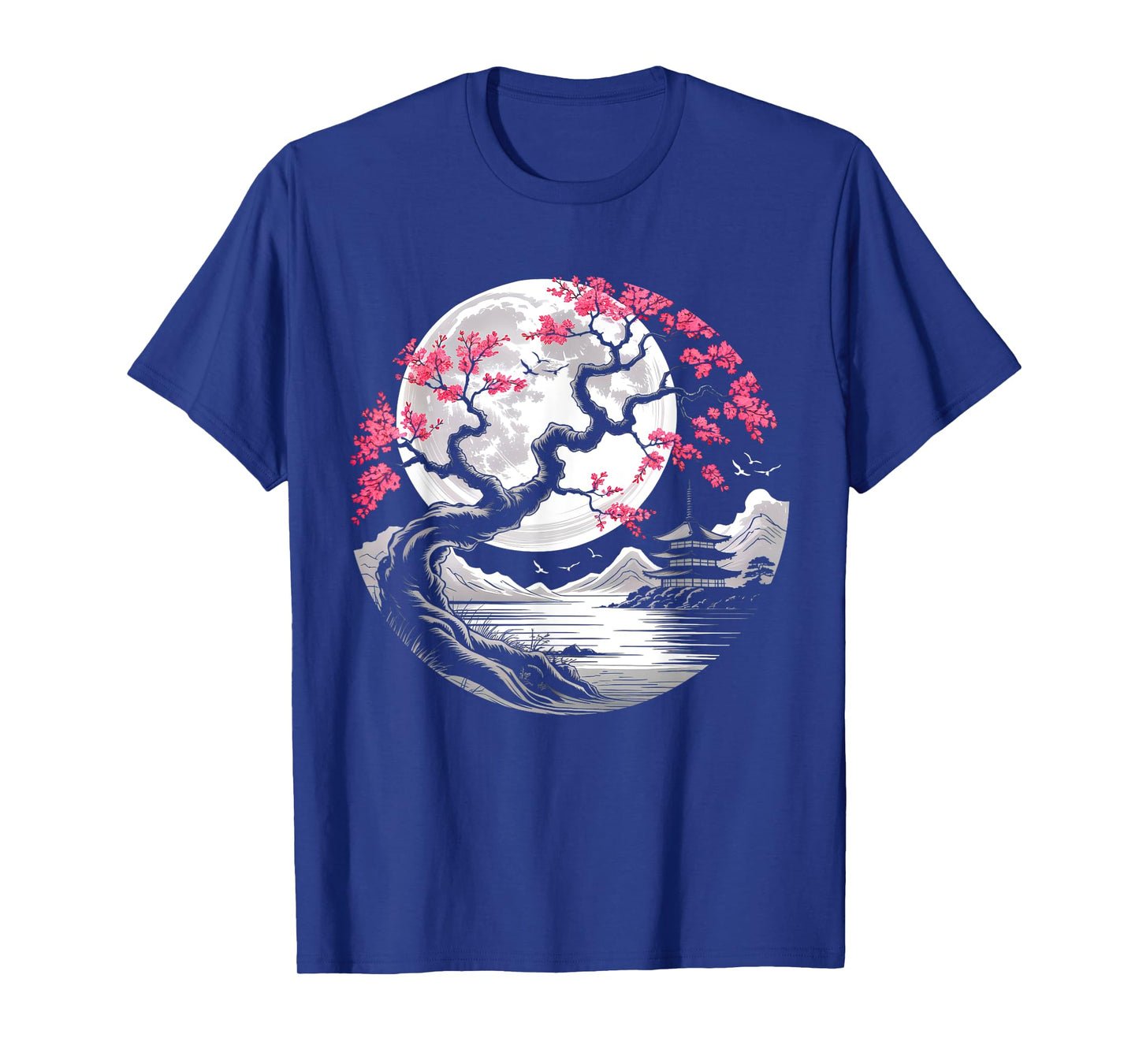 Vintage Japanese Sakura Flower Cherry Blossom Men Women T-Shirt