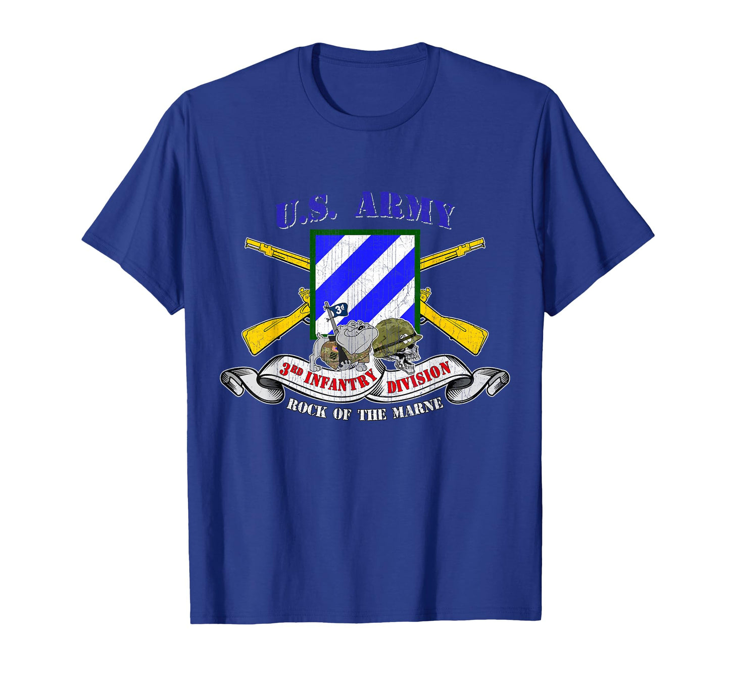 3rd Infantry Division 3rd ID Rock of the Marne Fort Stewart T-Shirt