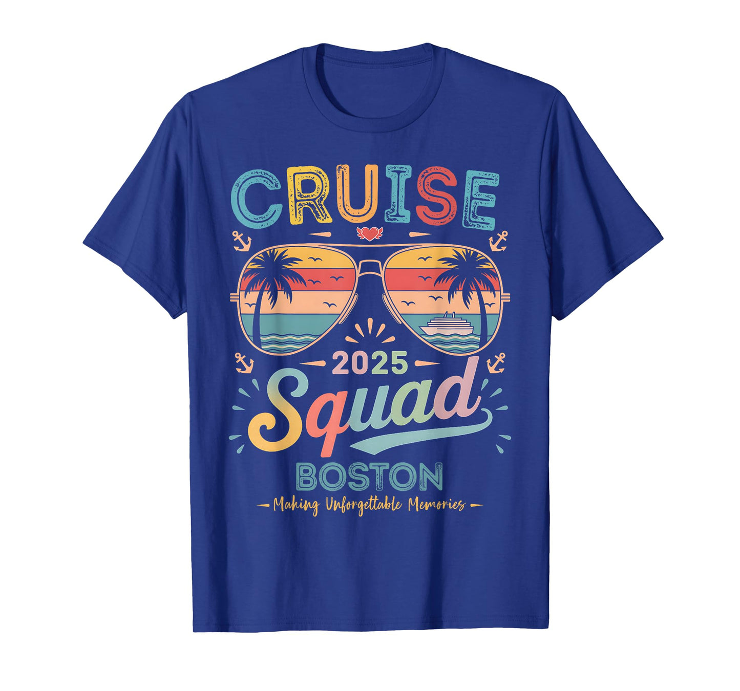 Cruise Squad 2025 Boston Family Group Matching Summer T-Shirt