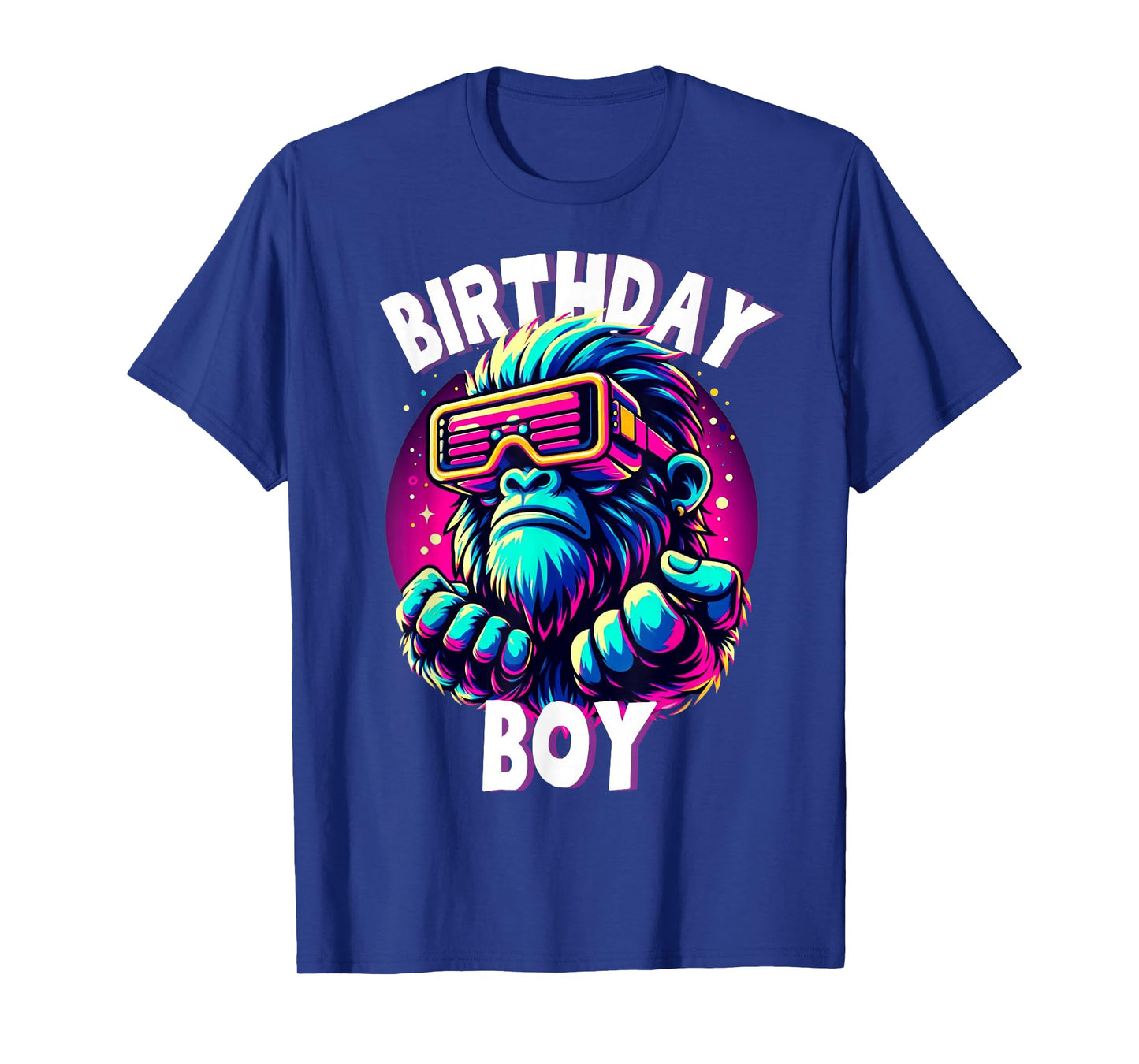 Gorilla Birthday Funny Gorilla Boys Adult Girl Family Party T-Shirt