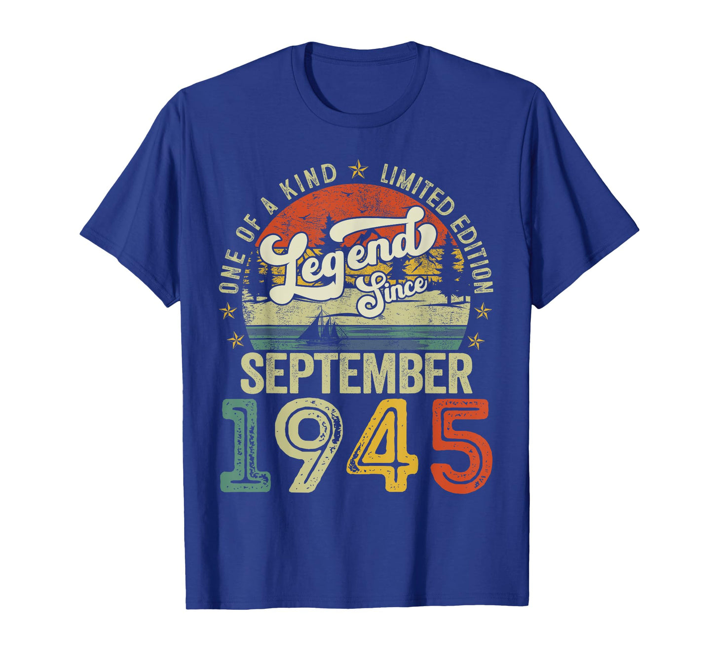 80 Years Old Legend since September 1945 80th Birthday Men T-Shirt