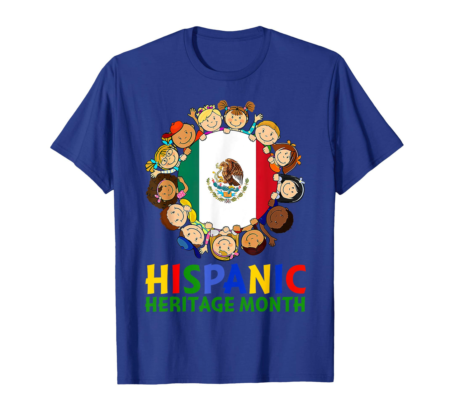 Hispanic Heritage Month Mexico Kids Boys Girls T-Shirt