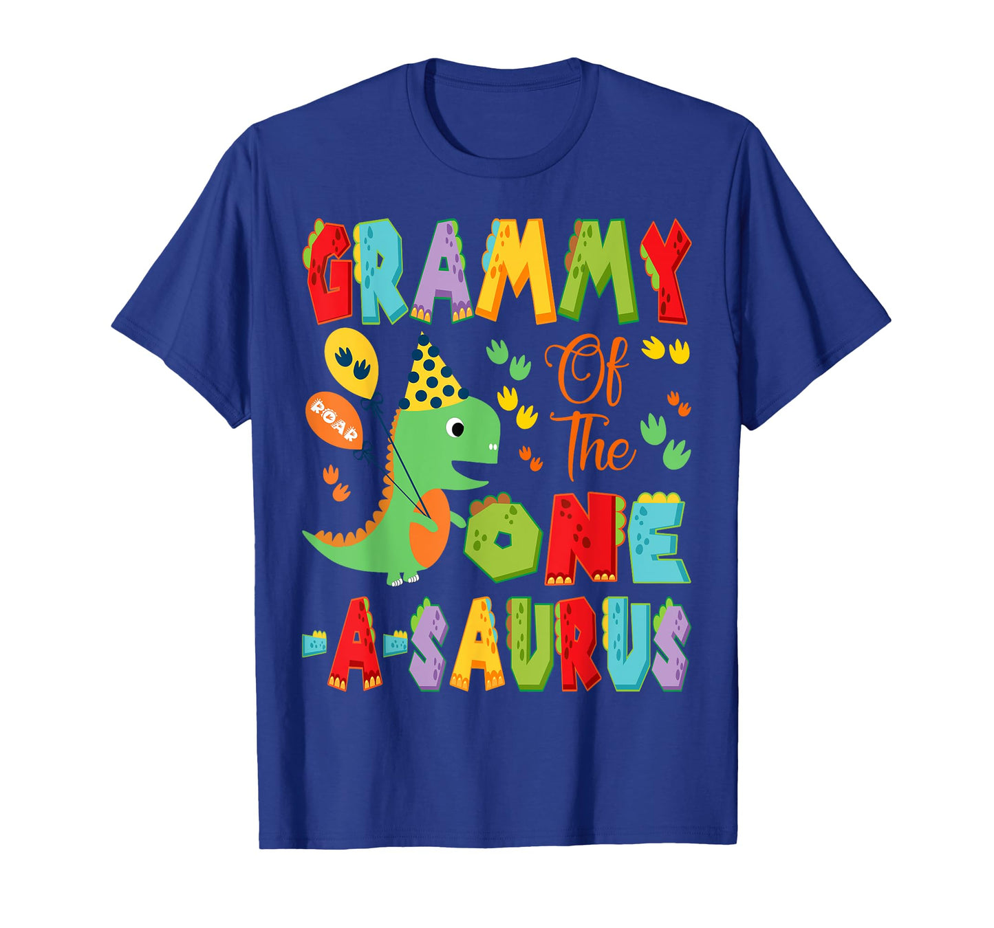Grammy Of The One-A-Saurus 1St Birthday Boy Dinosaur T-Shirt