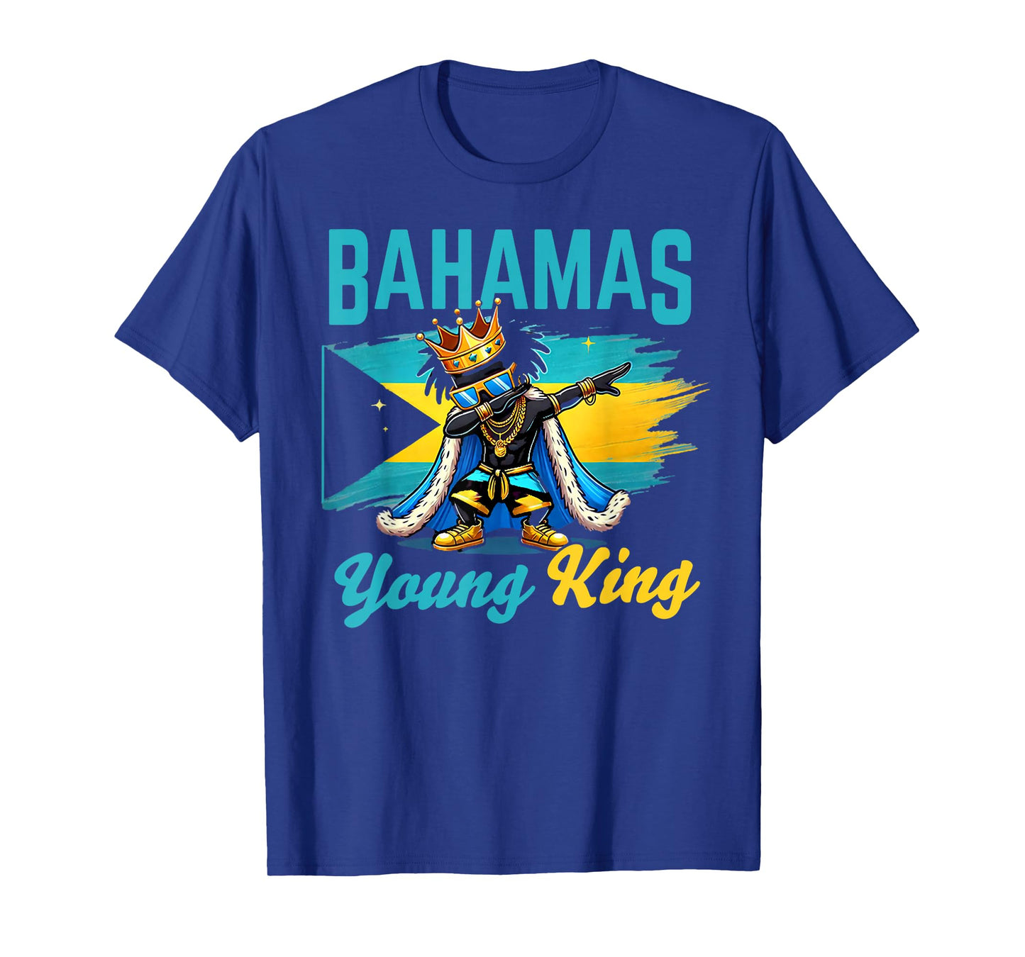 Bahamas Young King Vacation Boy Bahamian Pride Bahamas Kid T-Shirt