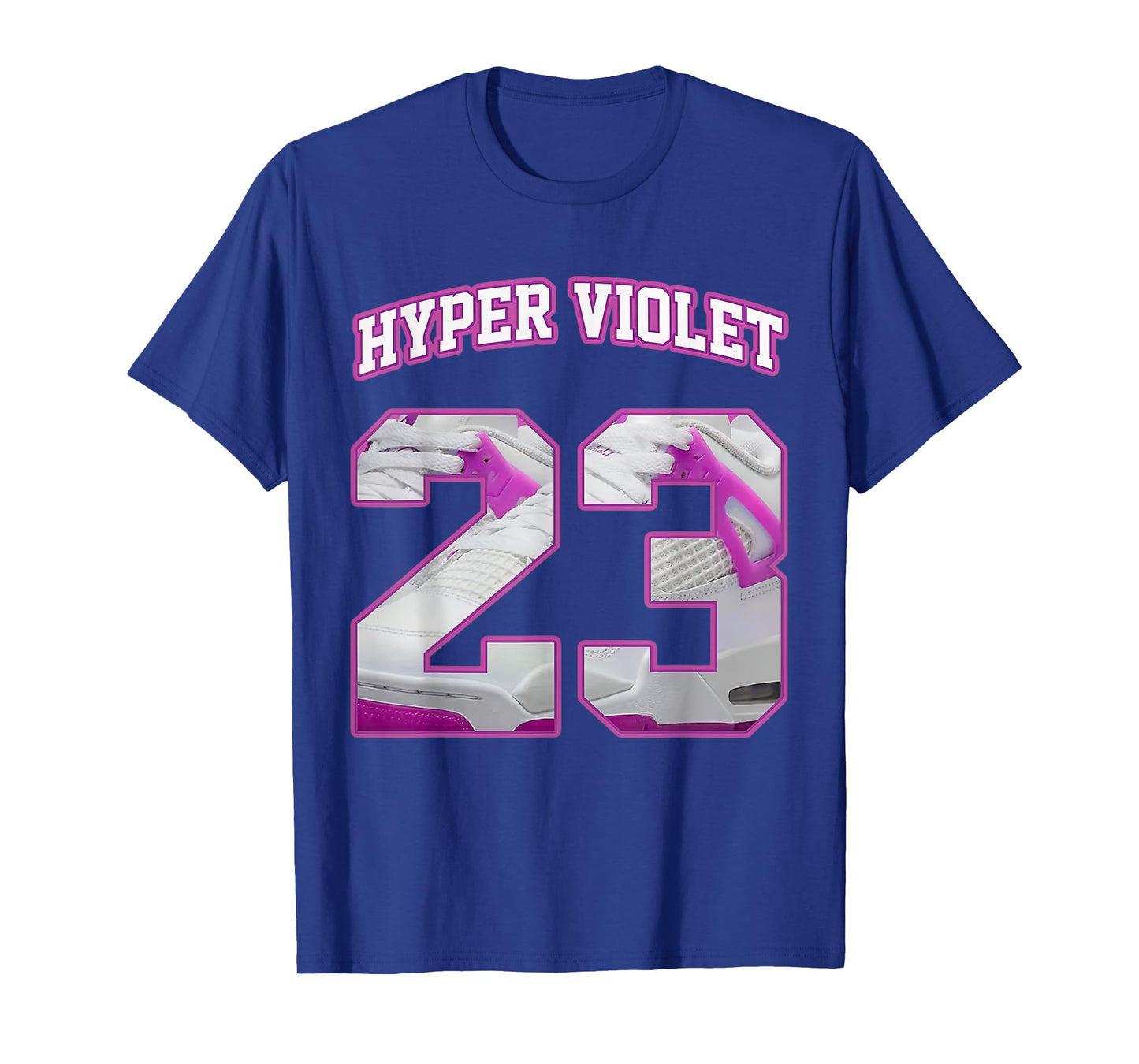 Number 23 Hyper Violet 4s Matching Tee For Men Women T-Shirt