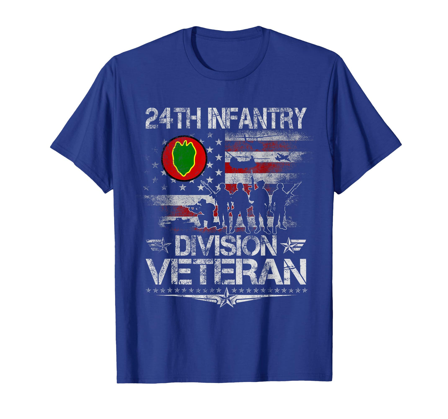 24th Infantry Division Veteran Military Veterans Day Vintage T-Shirt