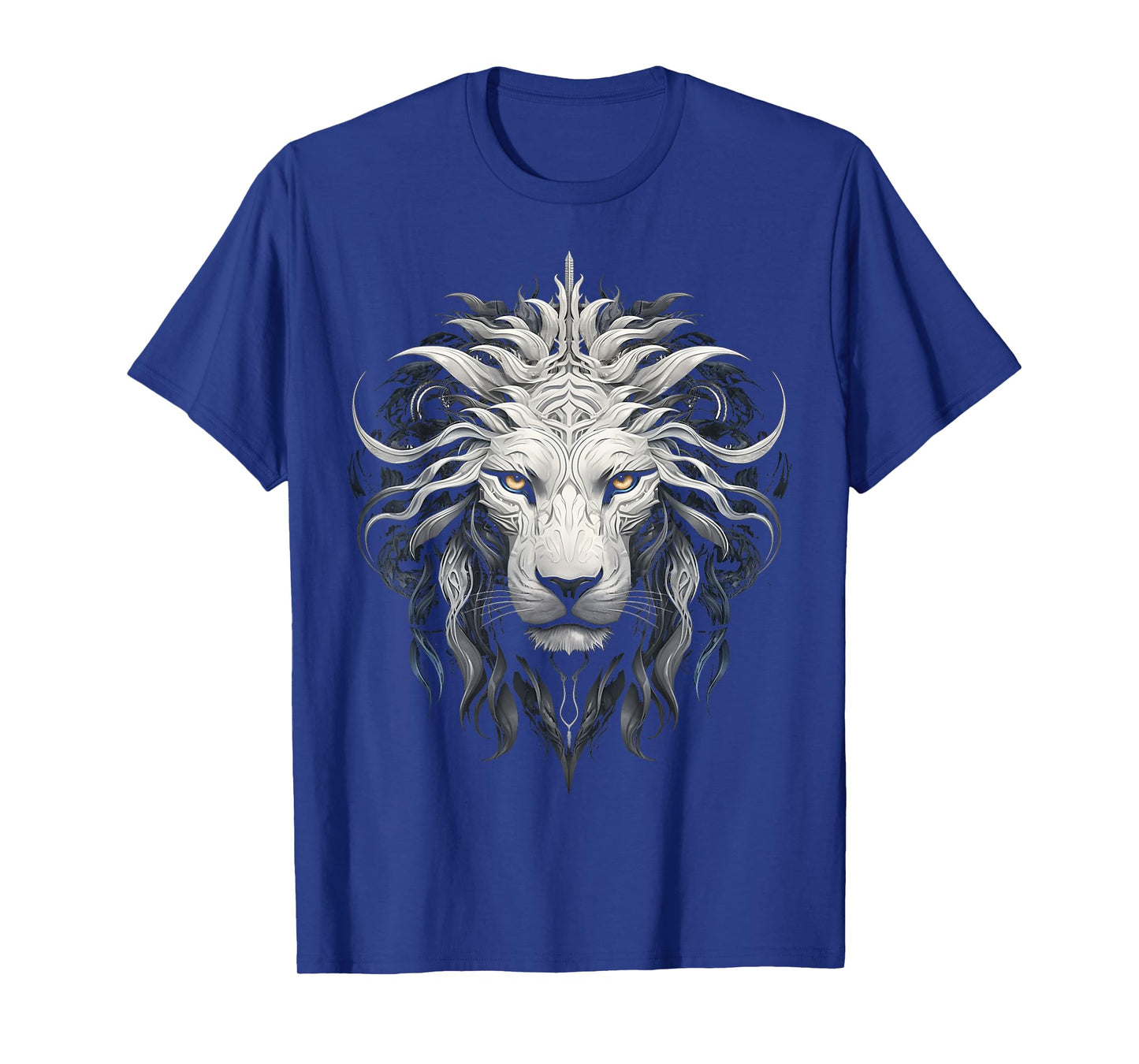 Lion Mandala Animal Zoo Illustration Lion T-Shirt