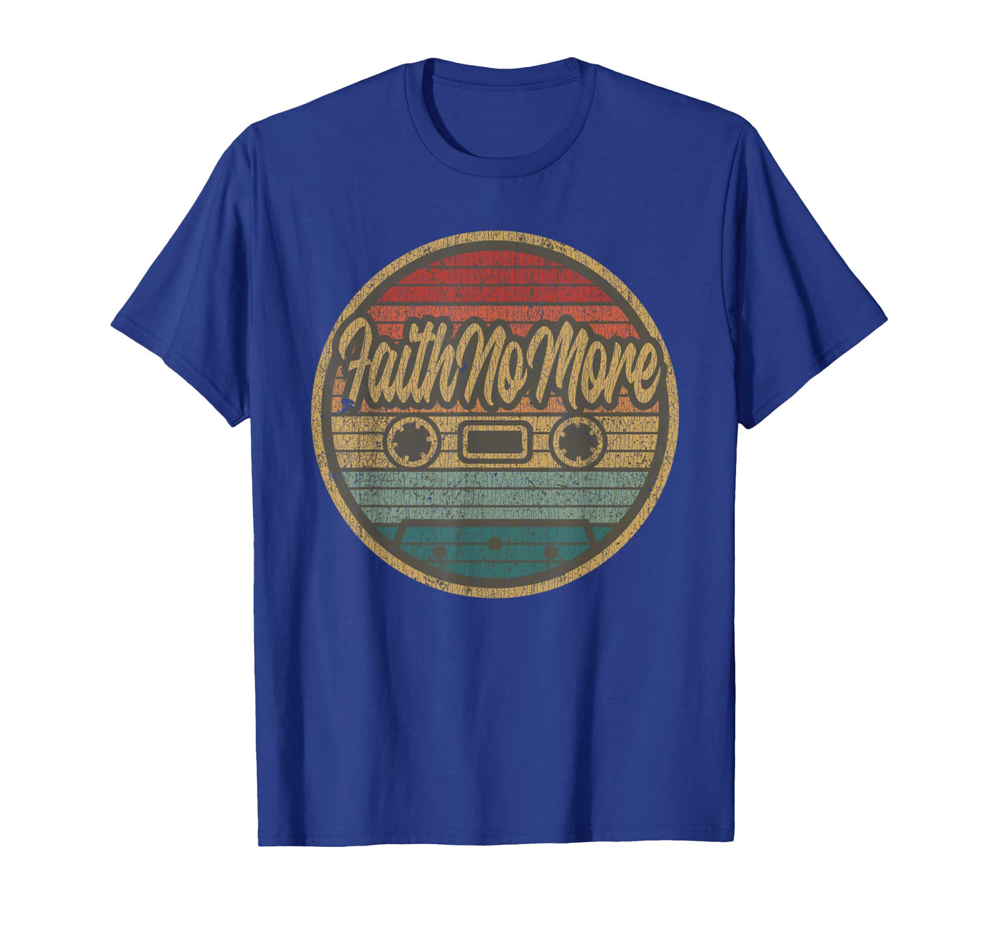 Vintage Faith No More Cassette Retro Circle Musician T-Shirt