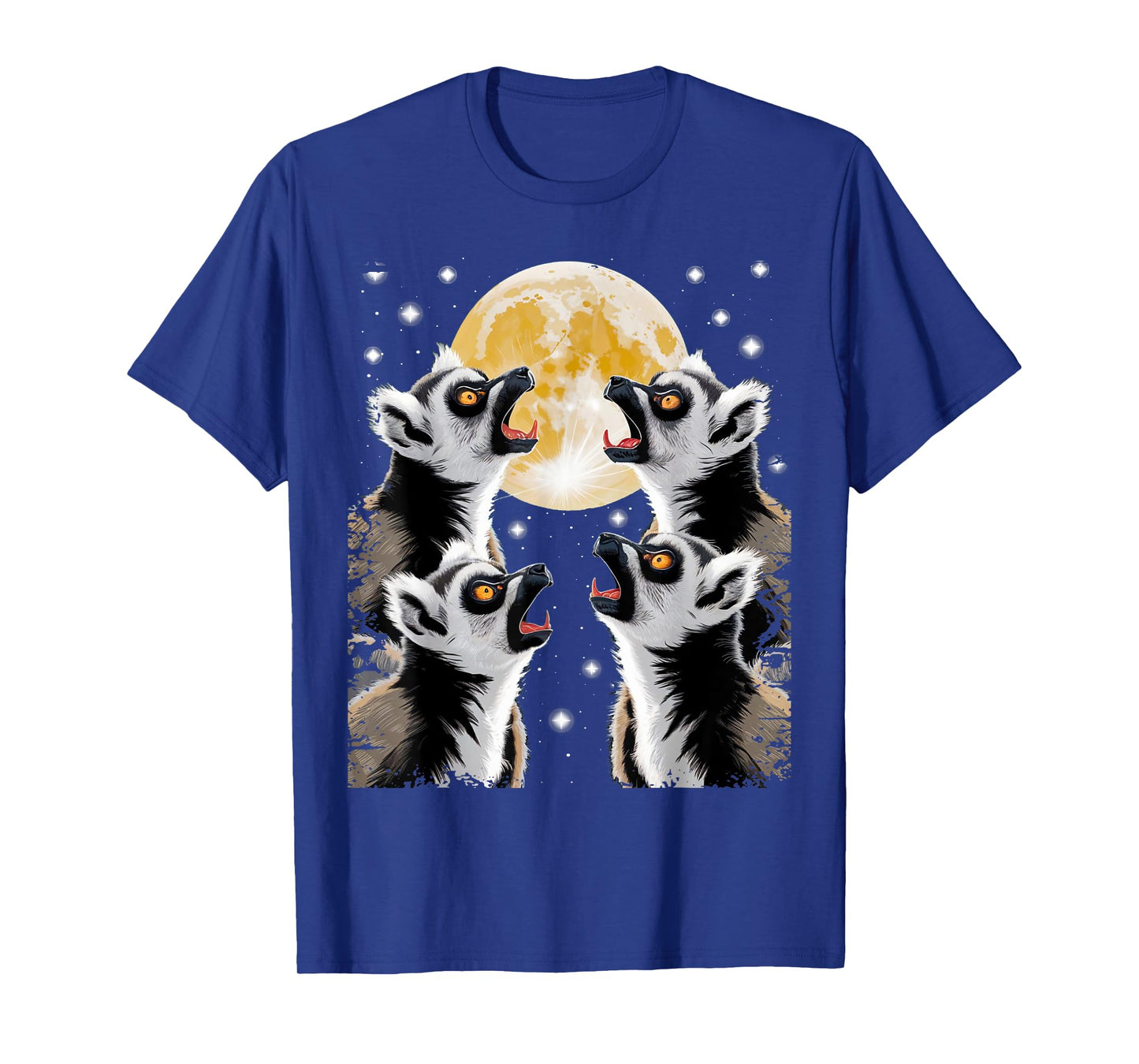 Howling at The Moon Aye-Aye Aye Aye Lemur T-Shirt