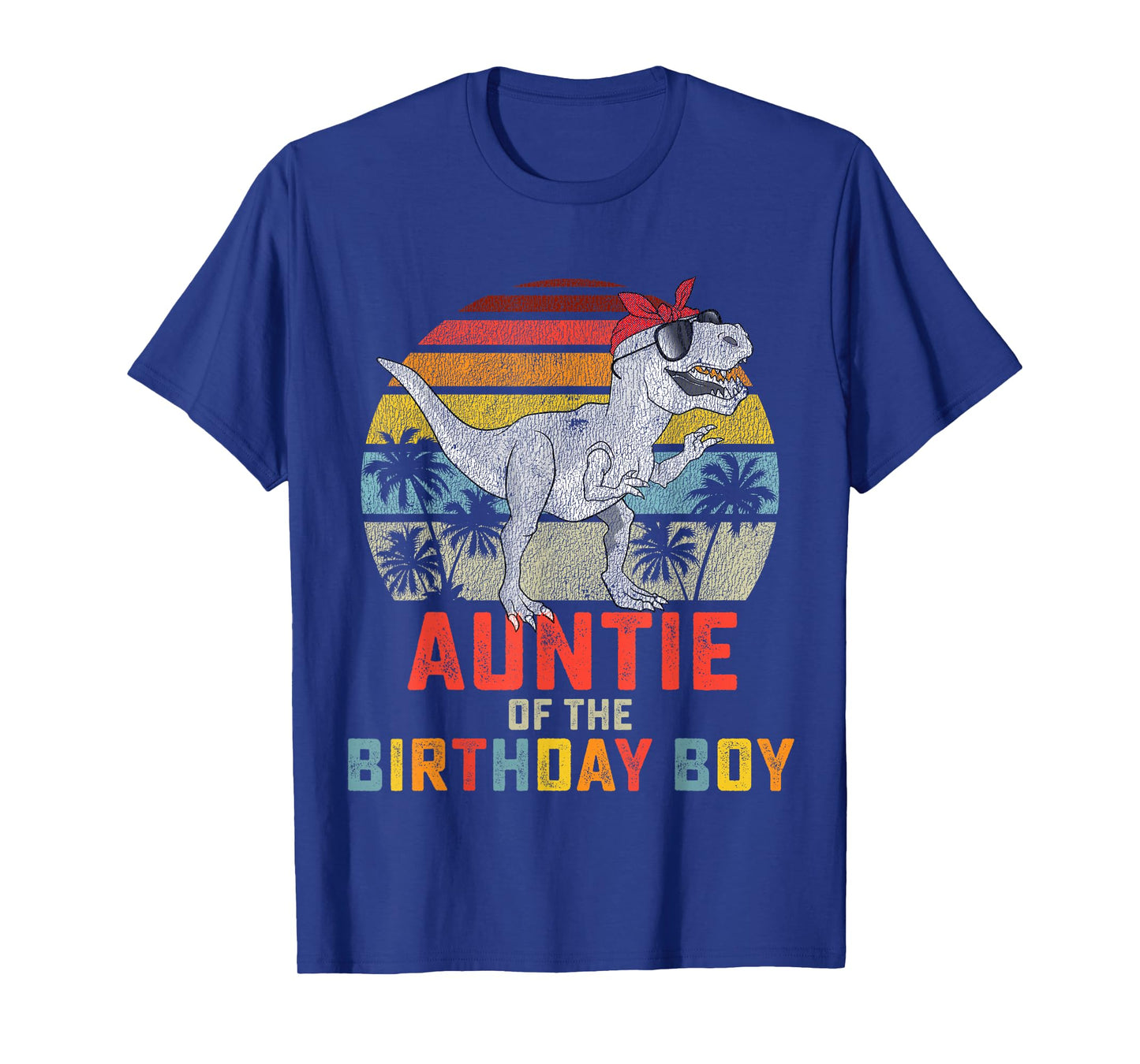 Auntie Dinosaur of the Birthday Boy Matching Family T-Shirt