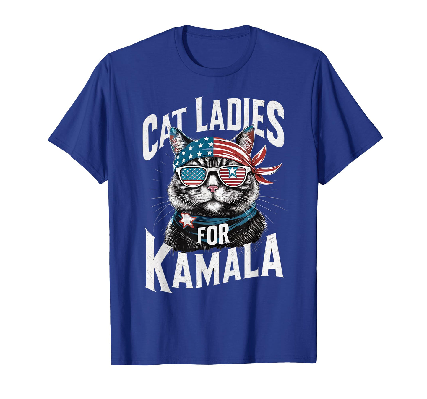 Cat Ladies for Kamala 2024 President Kamala-Harris T-Shirt