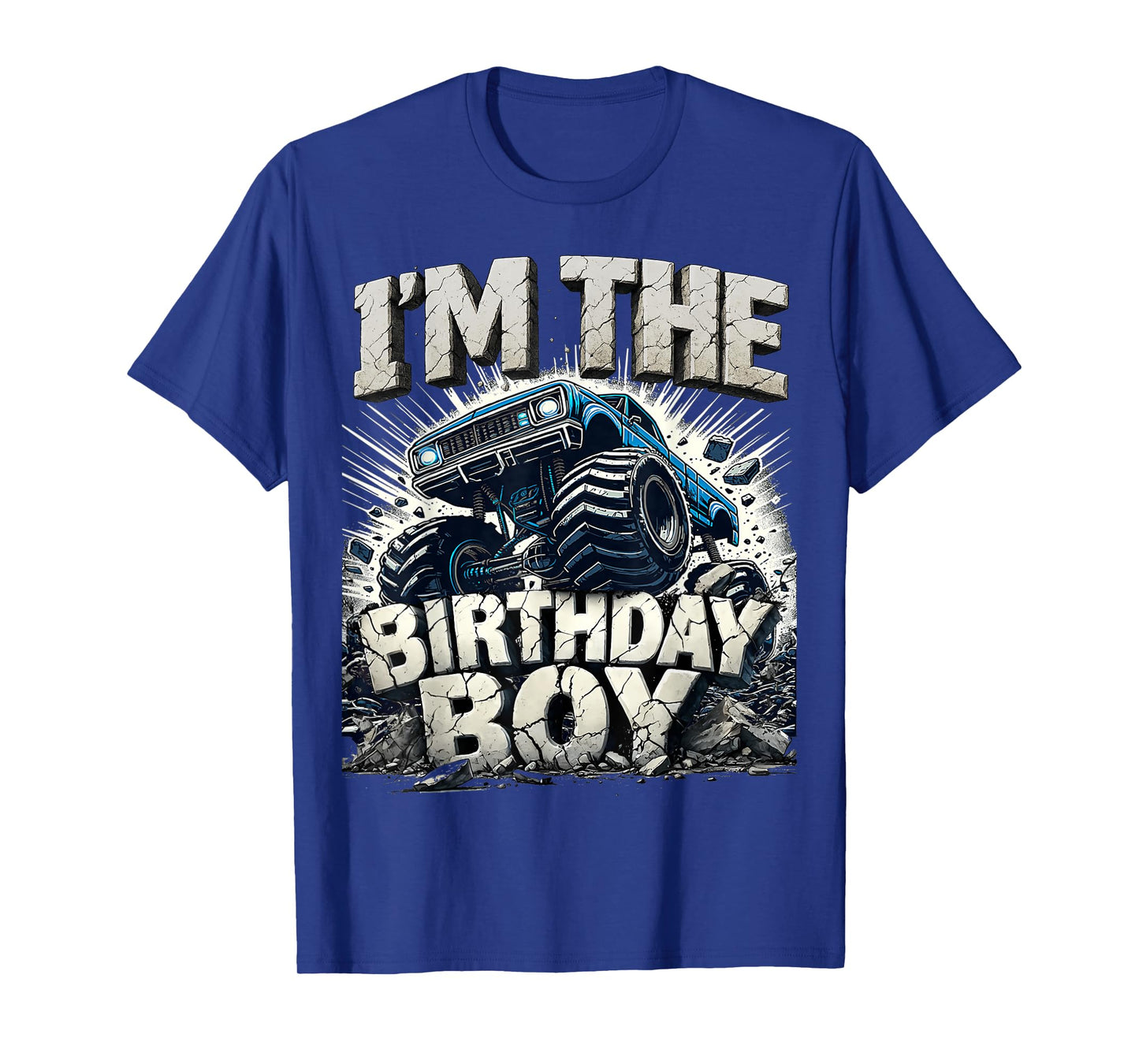 I'm The Birthday Boy Monster Truck Matching Party T-Shirt