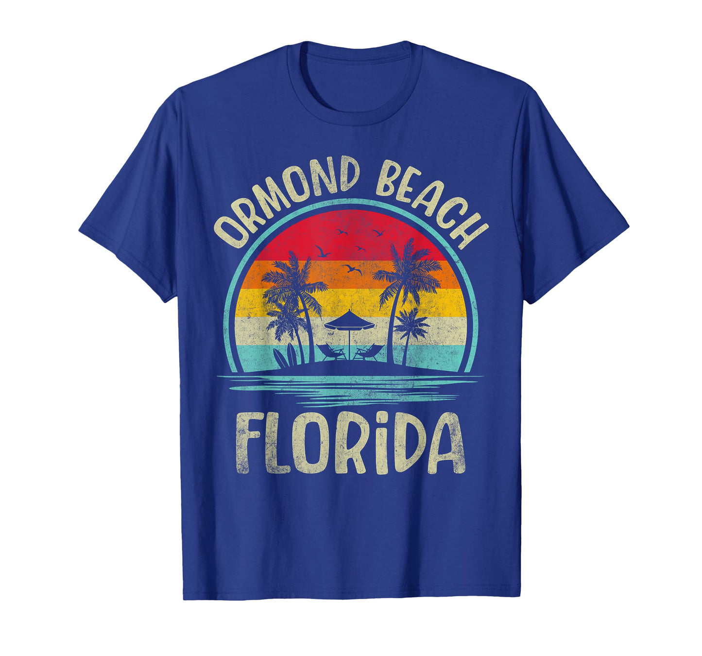 Ormond Beach Florida Palm Tree Family Summer Vacation T-Shirt