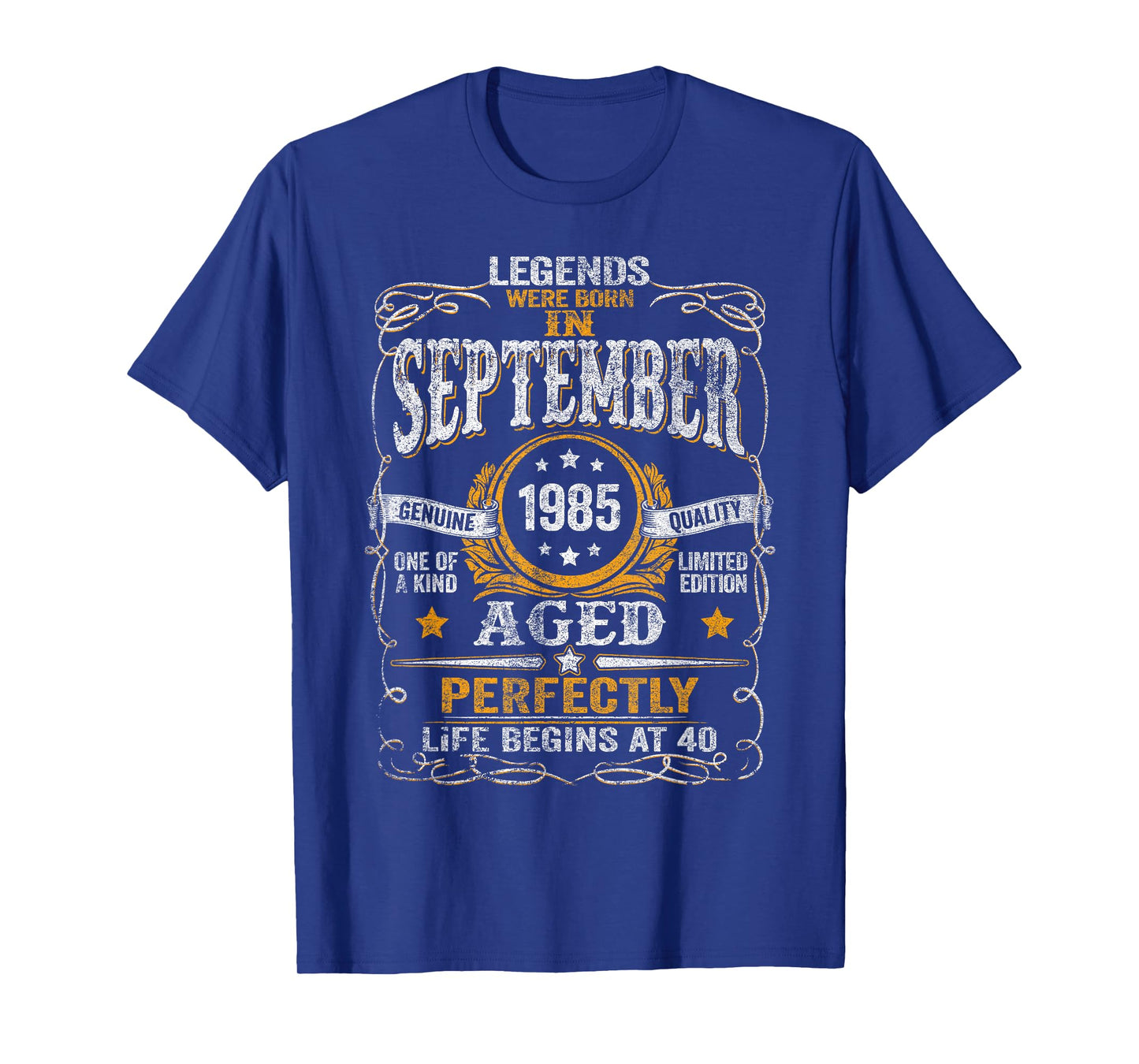 Legends Were Born in September 1985 40th Birthday Gifts Men T-Shirt