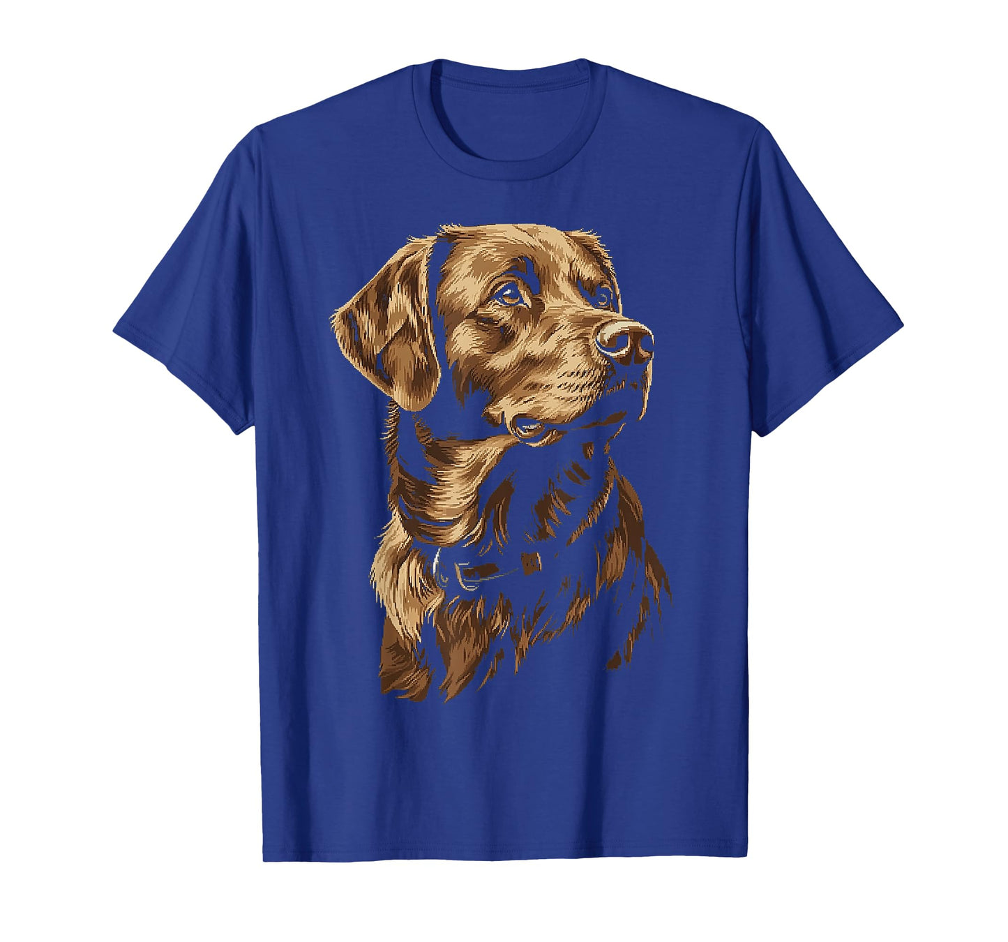 Chesapeake Bay Retriever Dog Motif Pet Illustration T-Shirt