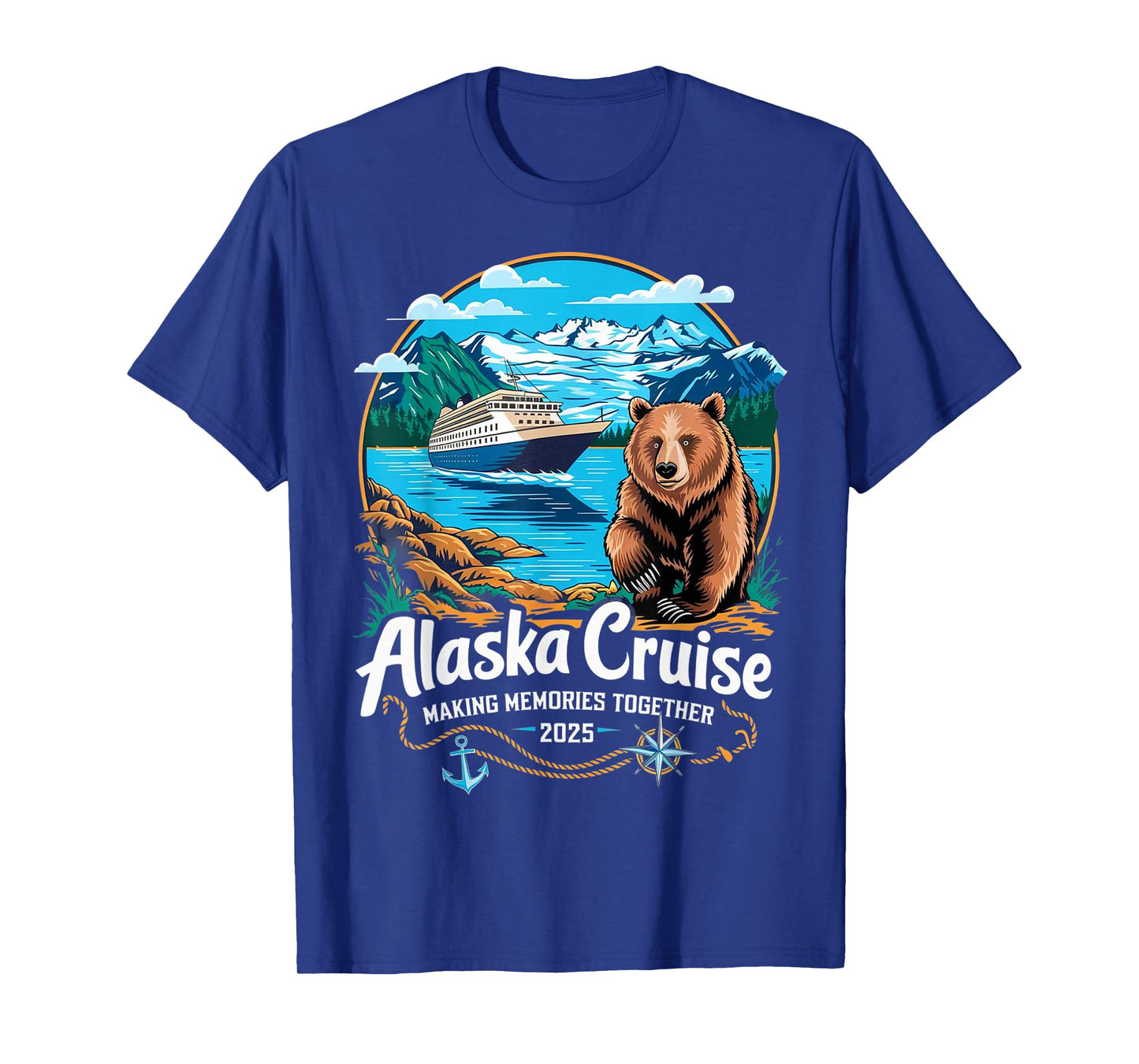 Matching Family Friends and Group Alaskan Alaska Cruise 2025 T-Shirt