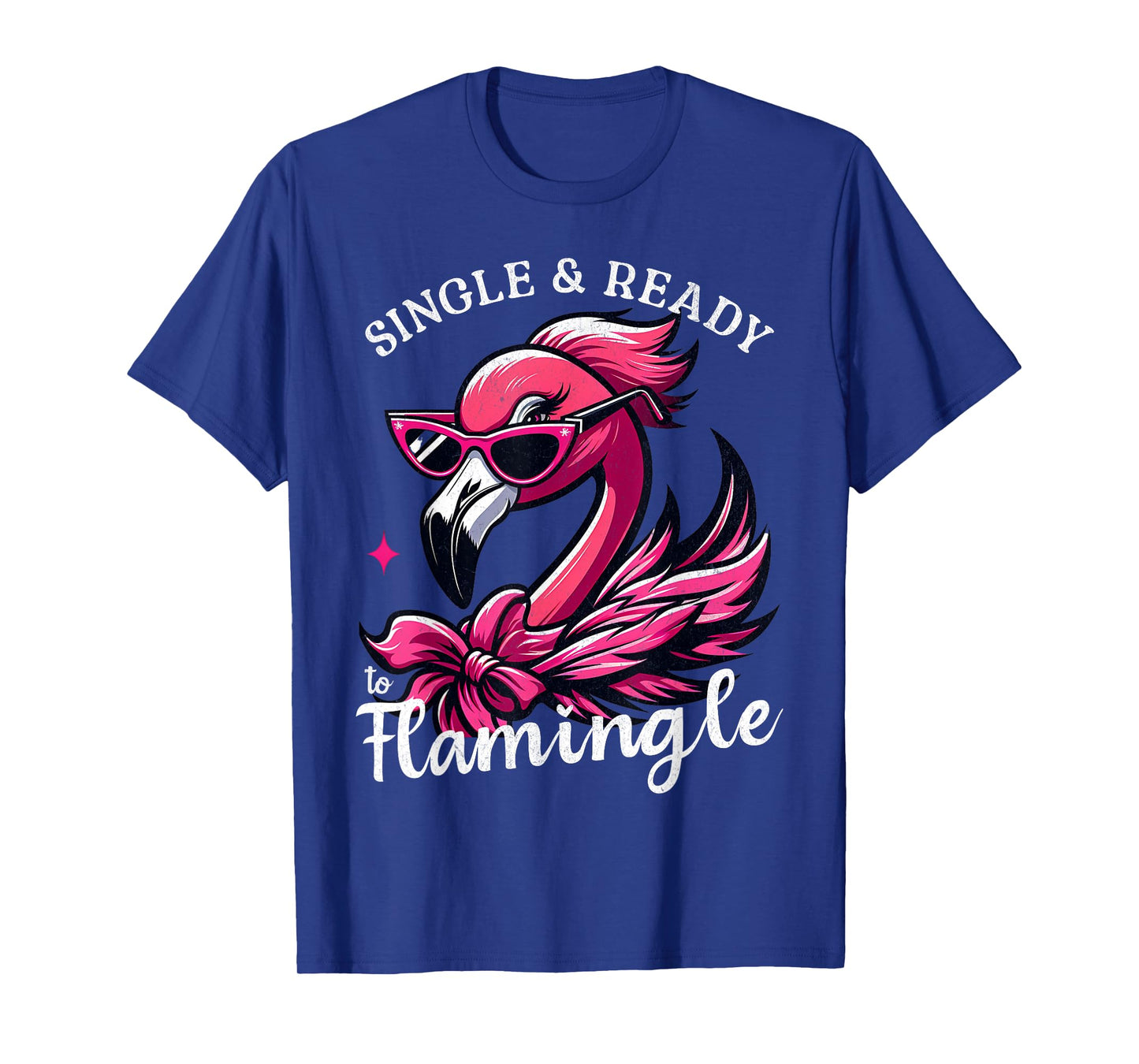 Funny Retro Single and Ready Sarcastic Dating Vintage Womens T-Shirt