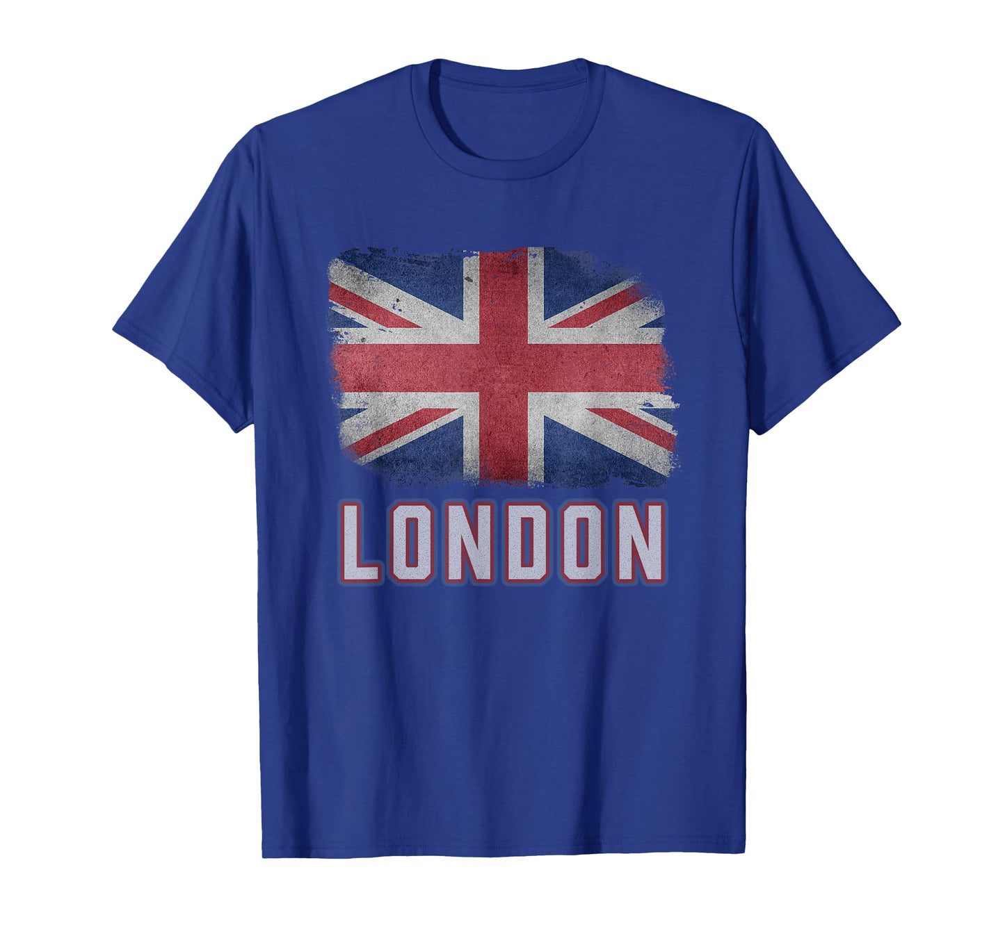 London United Kingdom British Flag Vintage UK Souvenir T-Shirt