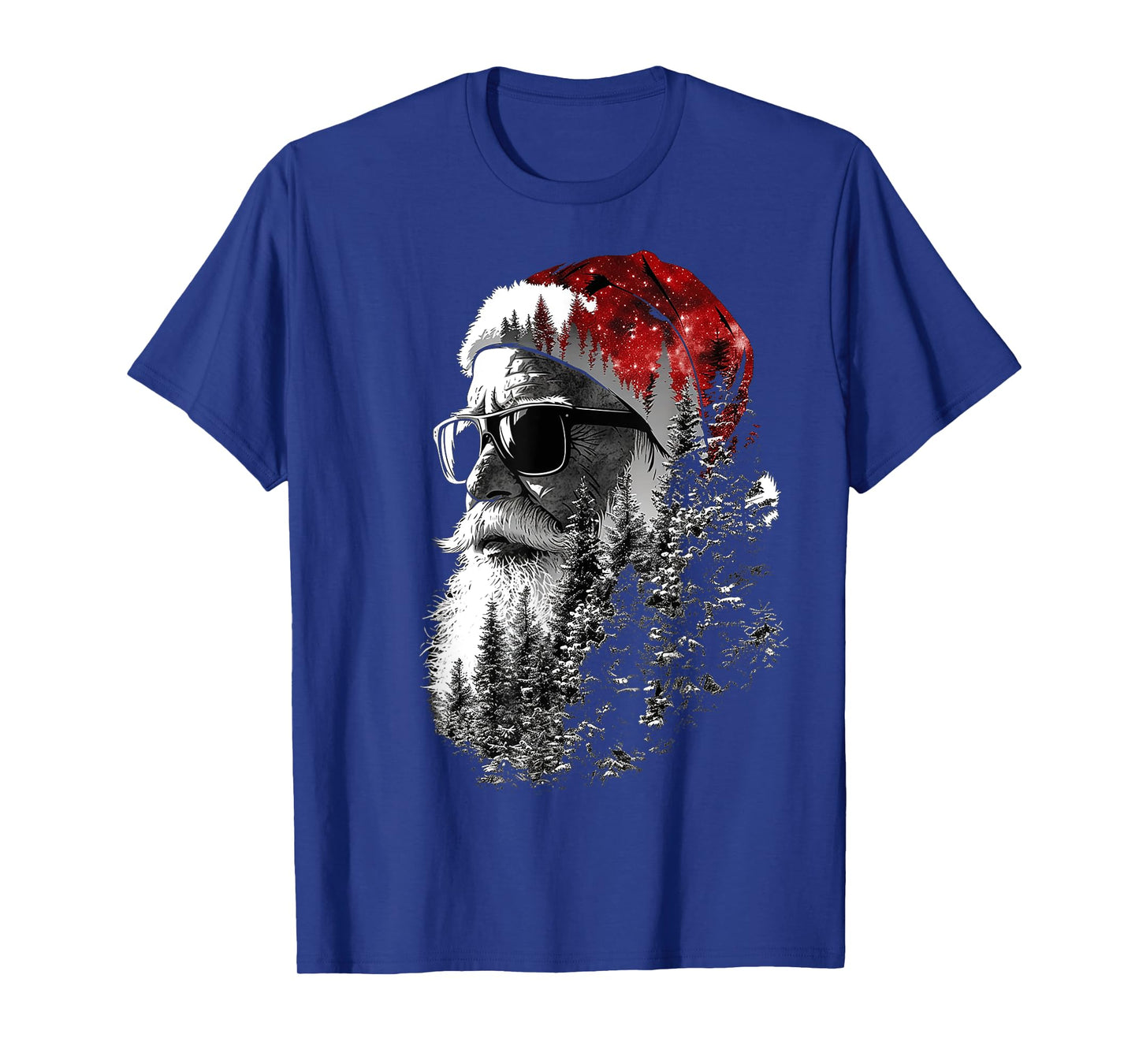 Santa Claus Christmas Motif X-Mas Sunglasses Santa Claus T-Shirt