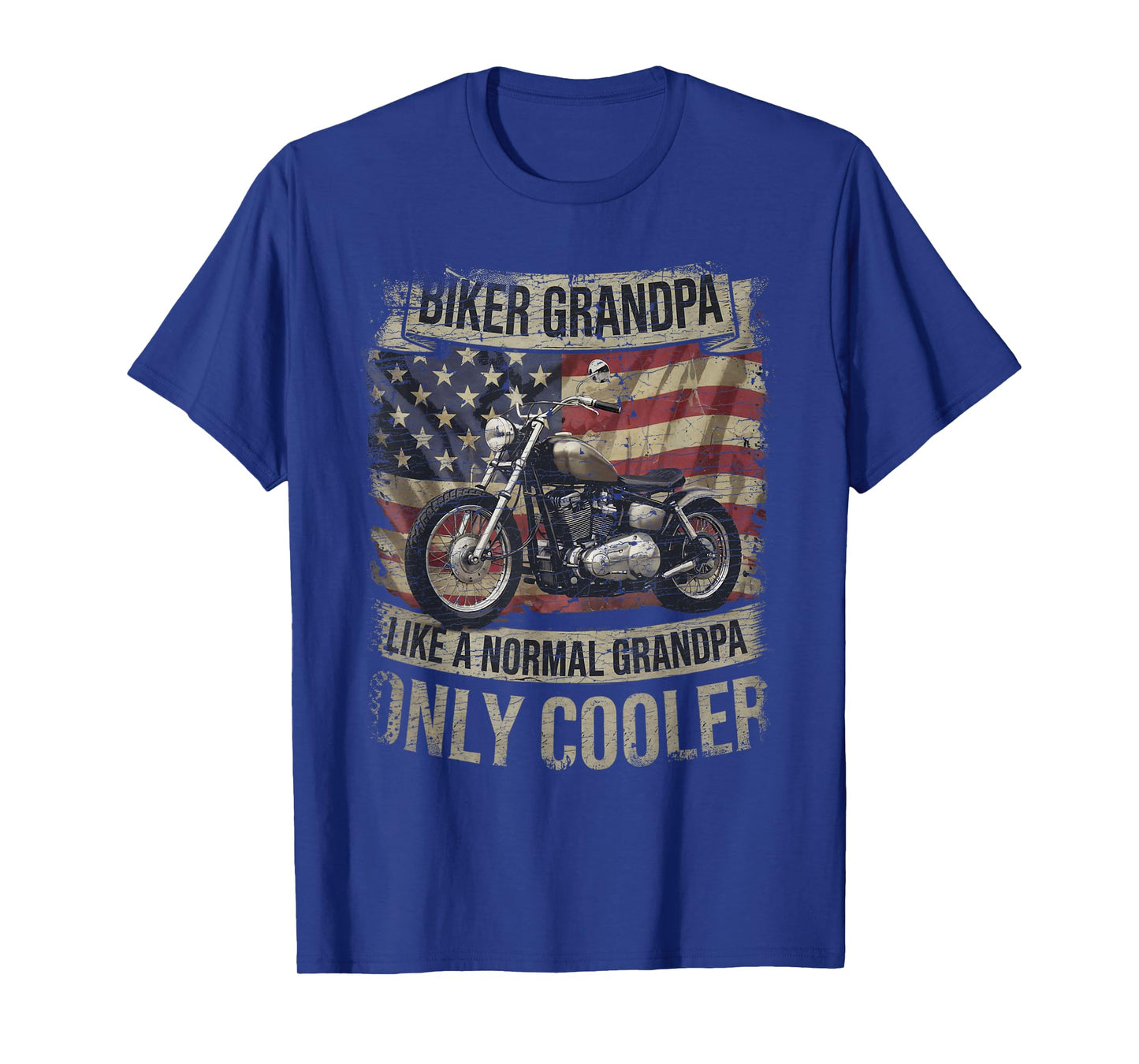 Grandpa Biker - Funny Motorcycle Rider Designs T-Shirt