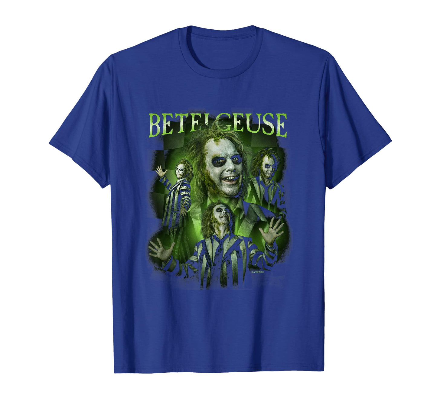 Beetlejuice Beetlejuice Betelgeuse Many Poses Collage Retro T-Shirt