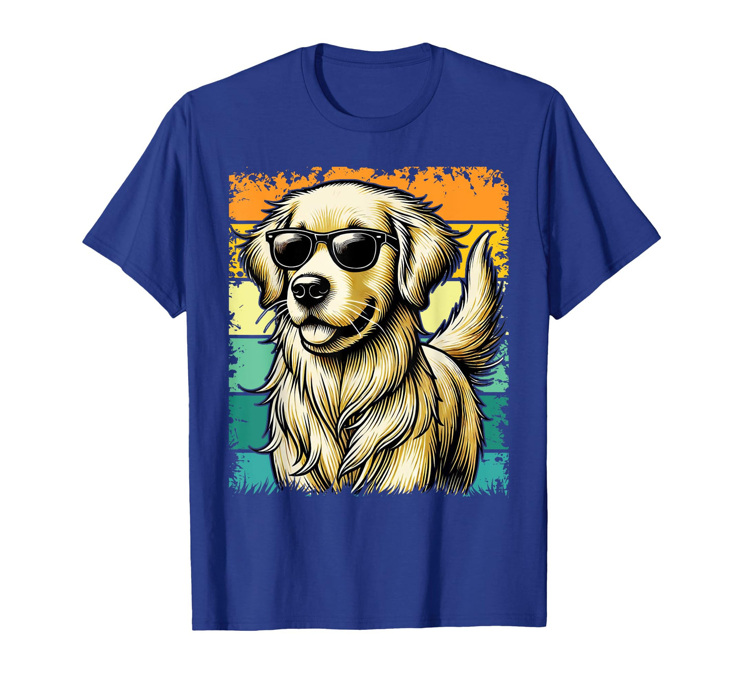Golden Retriever for Kids Boys Girls Sunglasses Pet T-Shirt