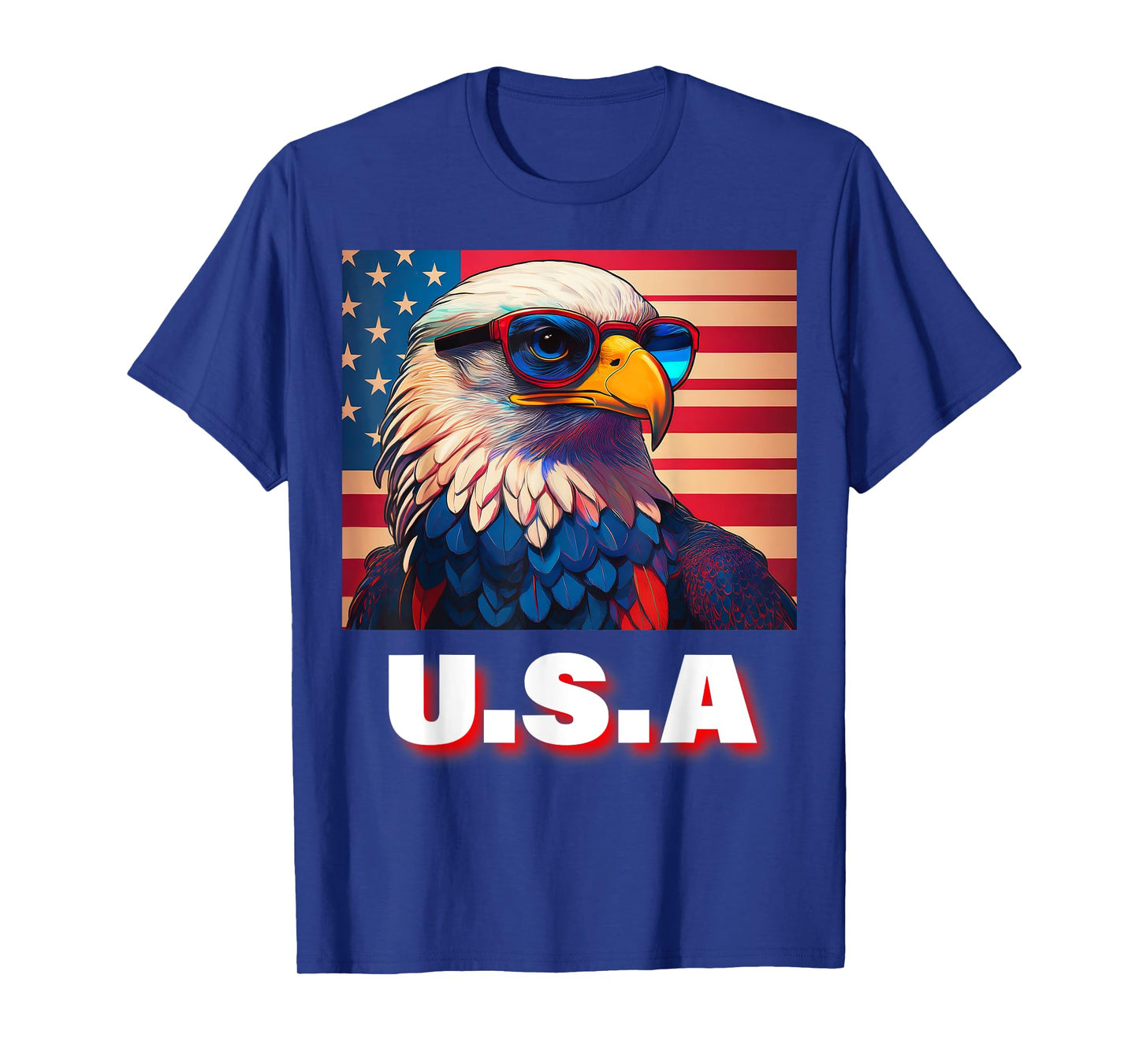 4th Of July Patriotic Bald Eagle USA 'Merica Men & Women T-Shirt