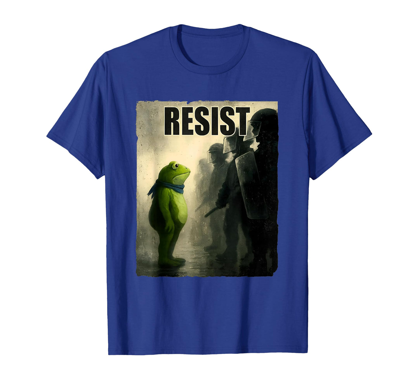 Frogs Resist Portland Frog Protest Vintage Activist Freedom T-Shirt