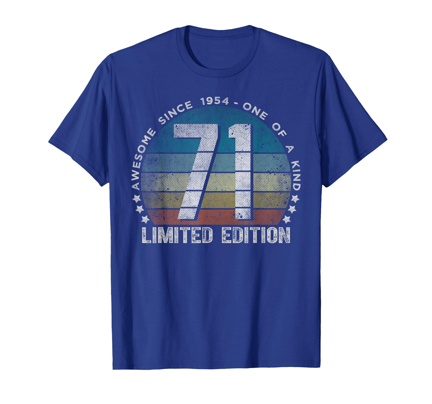 71 Year Old Gifts Vintage 1954 Limited Edition 71st Birthday T-Shirt