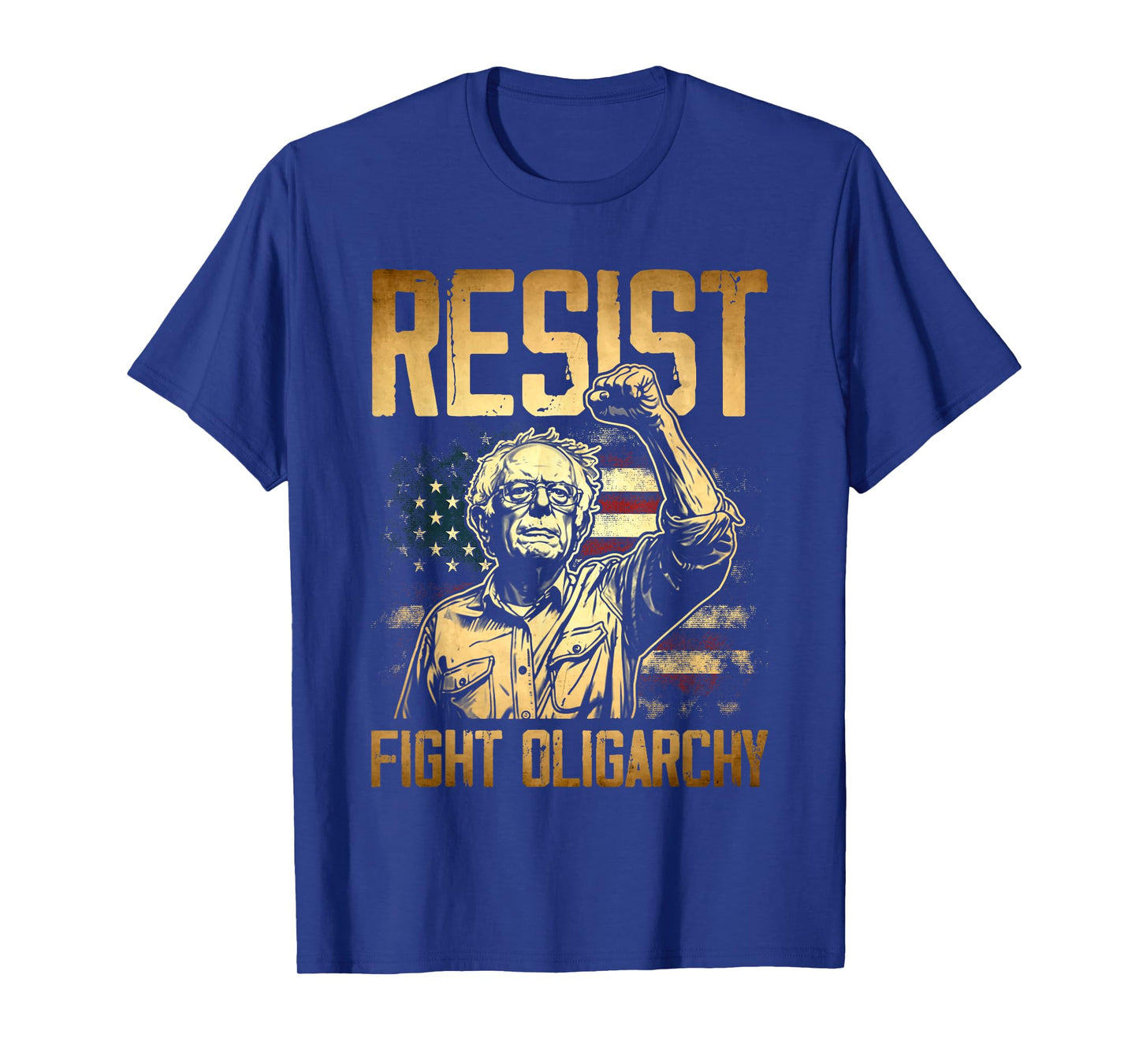 RESIST Bernie Sanders Fight Oligarchy Freedom Protest T-Shirt