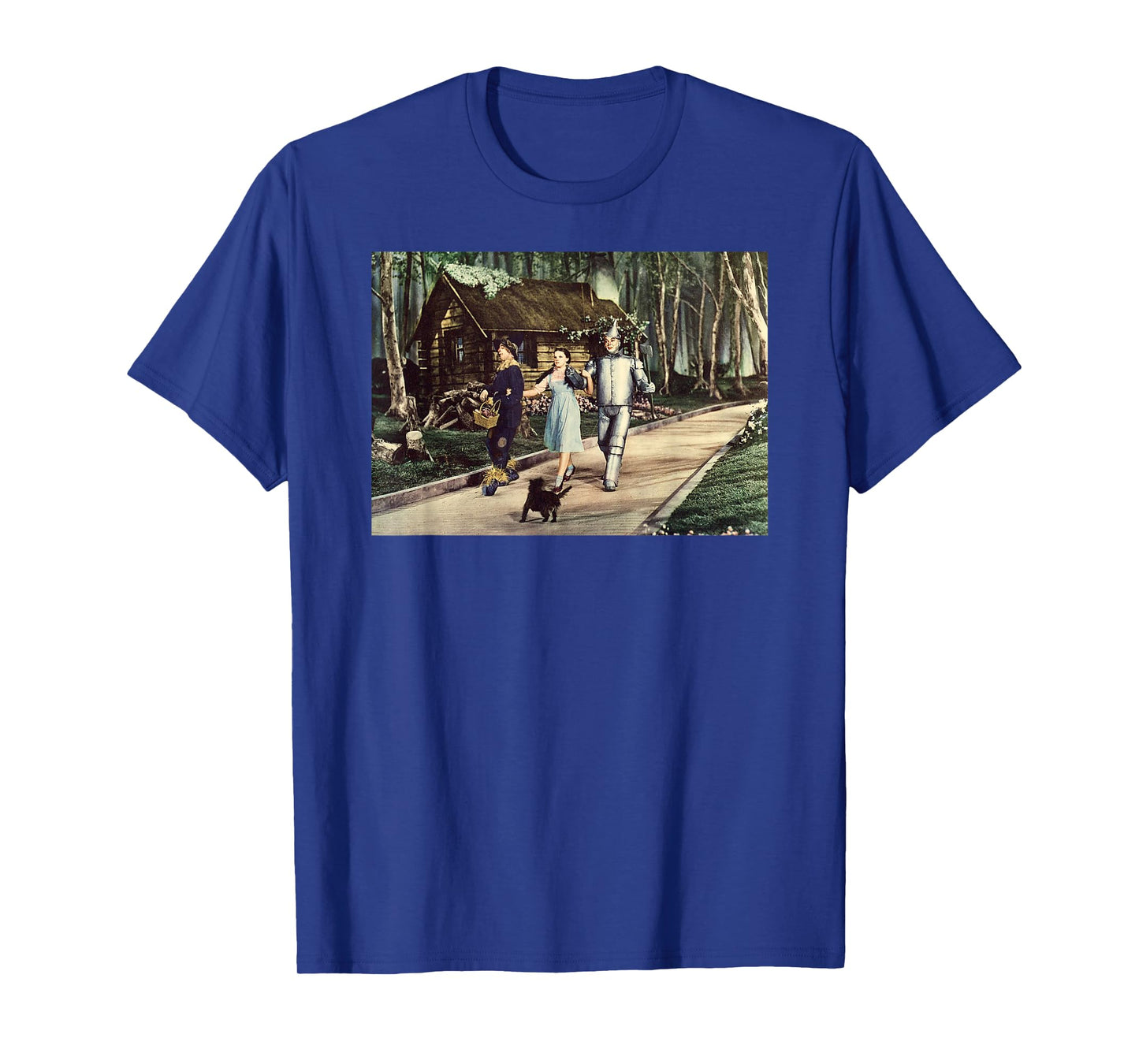 Brick Road Wizard of OZ Tin Man Scarecrow Dorothy and Toto T-Shirt