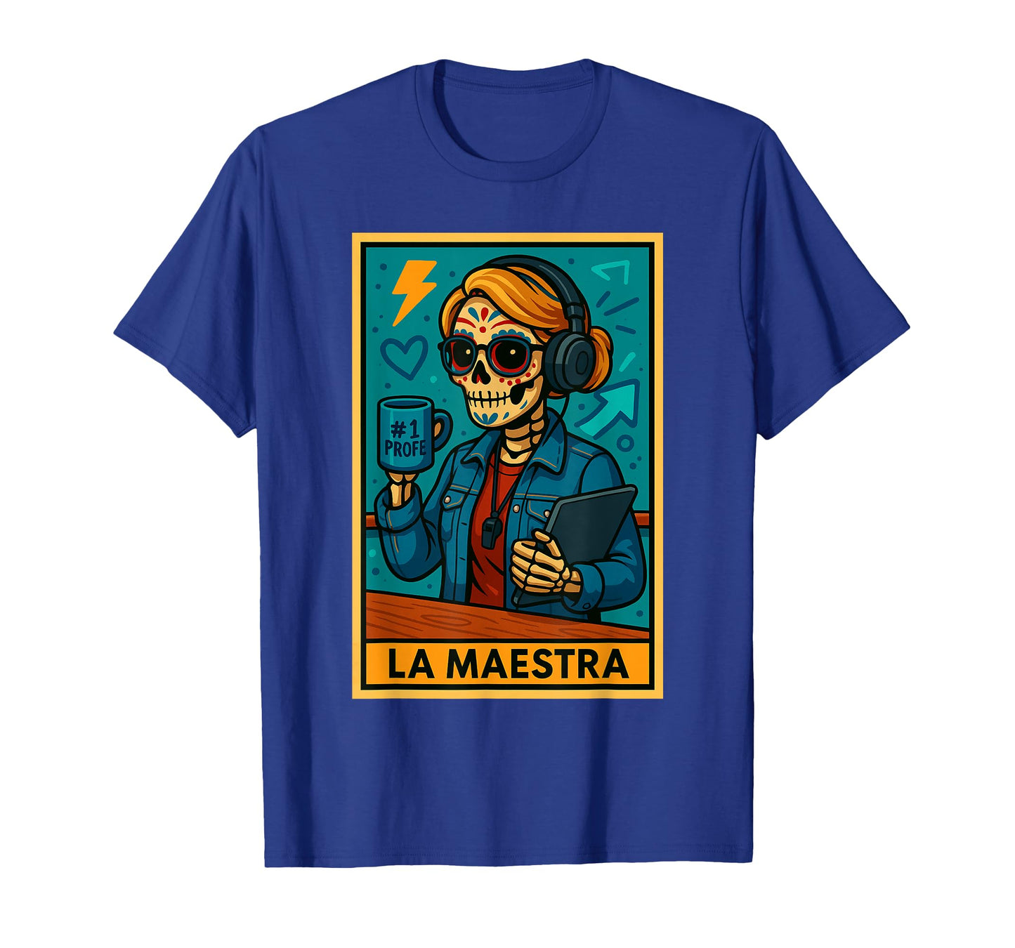 La Maestra | Spanish-Mexican Bingo Card Funny Gifts T-Shirt