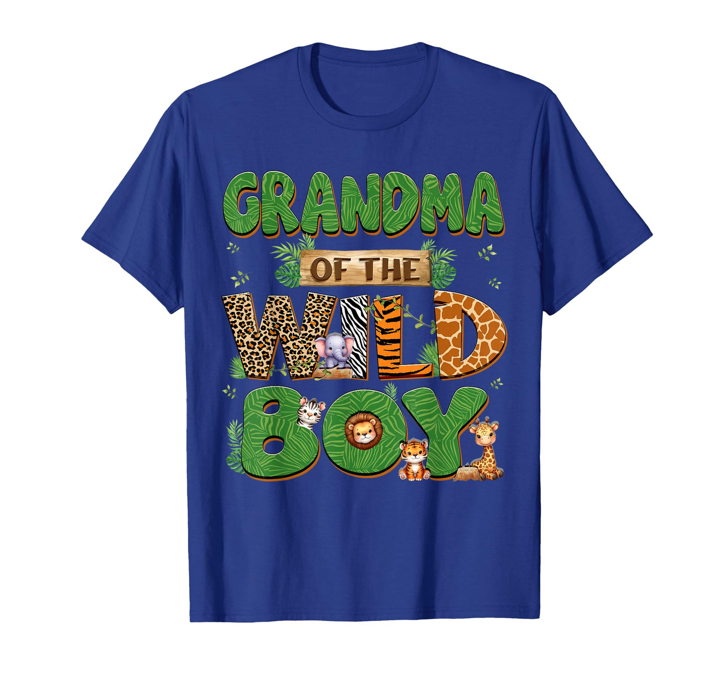 Grandma Of The Birthday Boy Wild One Family Matching Party T-Shirt