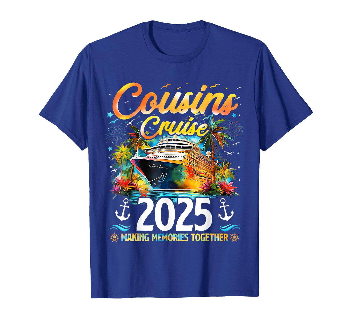 Cousins Cruise 2025 Cruising Summer Vacation Family Matching T-Shirt