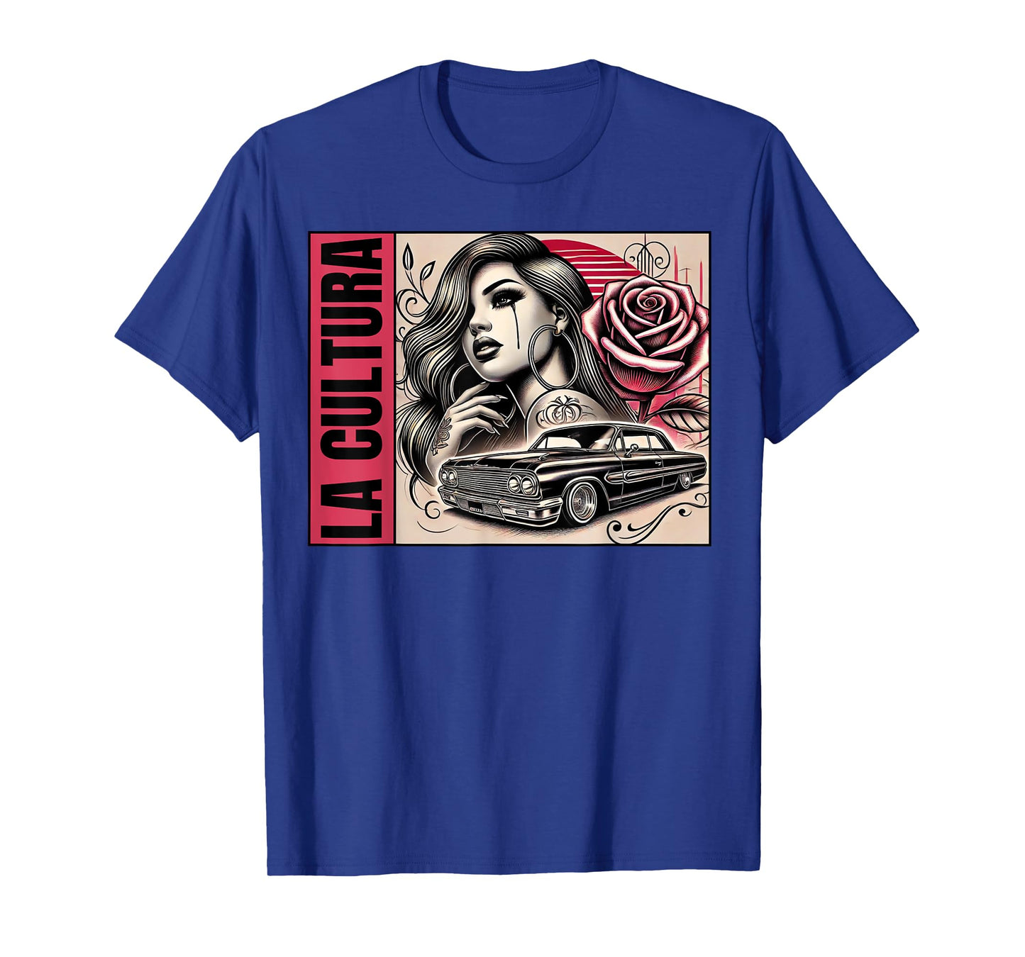 Chicano Mexican Culture Lowriders Classic La Cultura Chola T-Shirt
