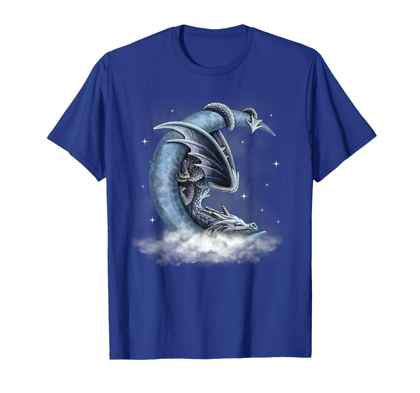 Dragon Sleeping With Moon Men Women T-Shirt T-Shirt
