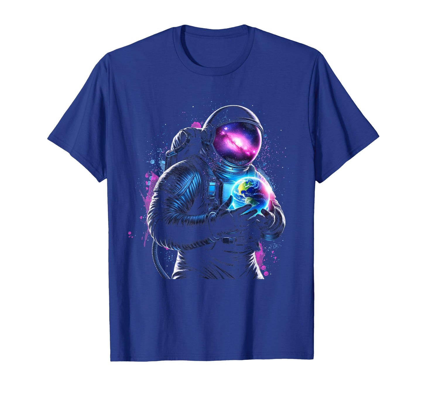 Astronaut Planet Earth Outer Space Galaxy Universe Science T-Shirt