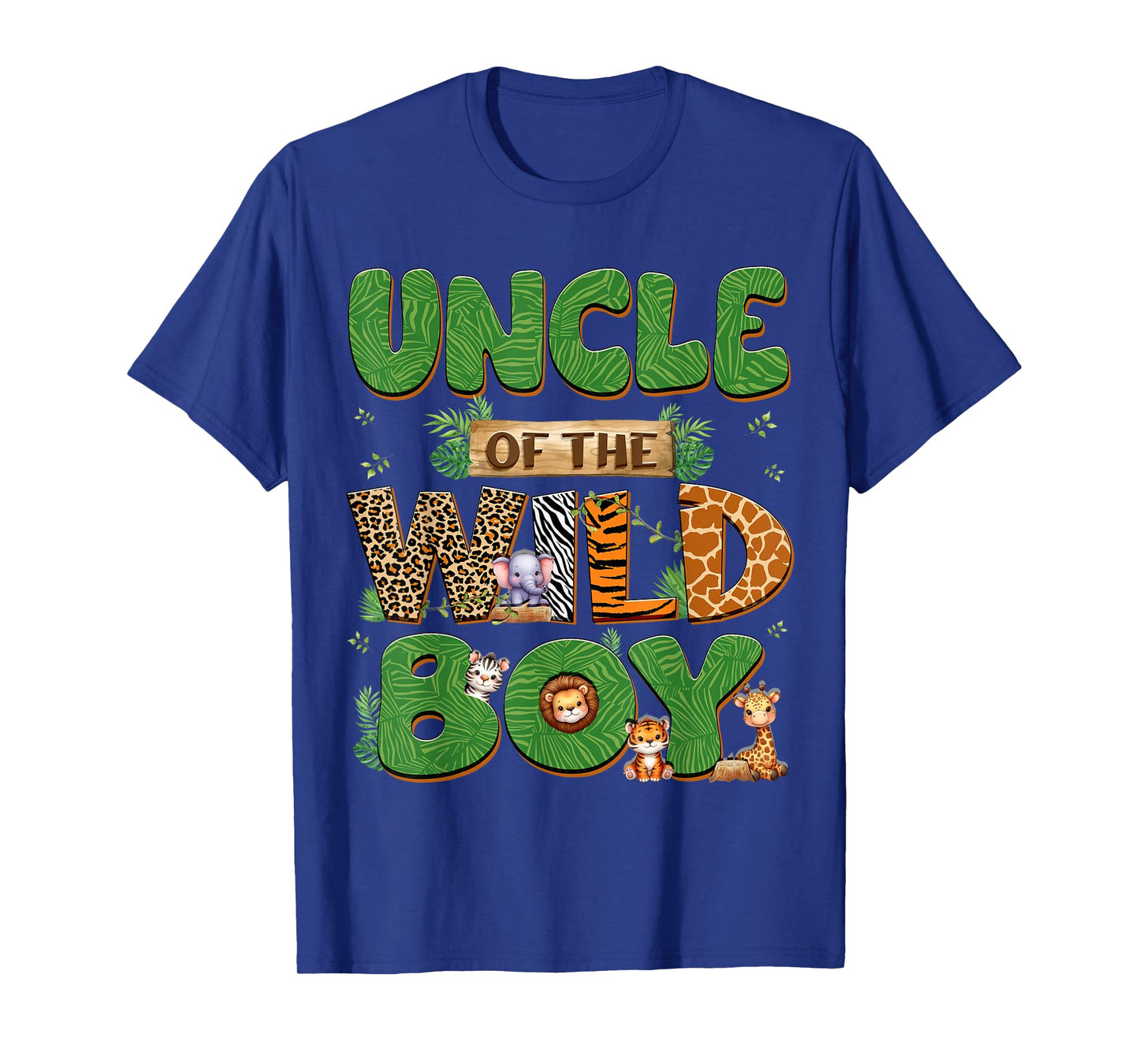 Uncle Of The Birthday Boy Wild One Family Matching Party T-Shirt