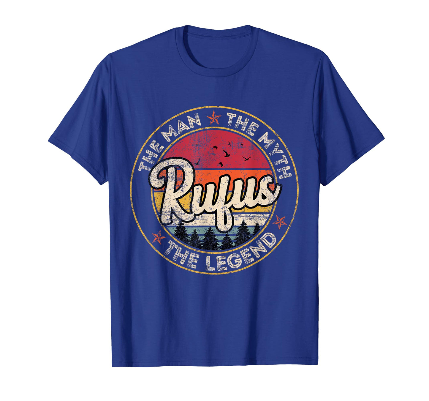 Rufus The Man The Myth The Legend Personalized Name T-Shirt