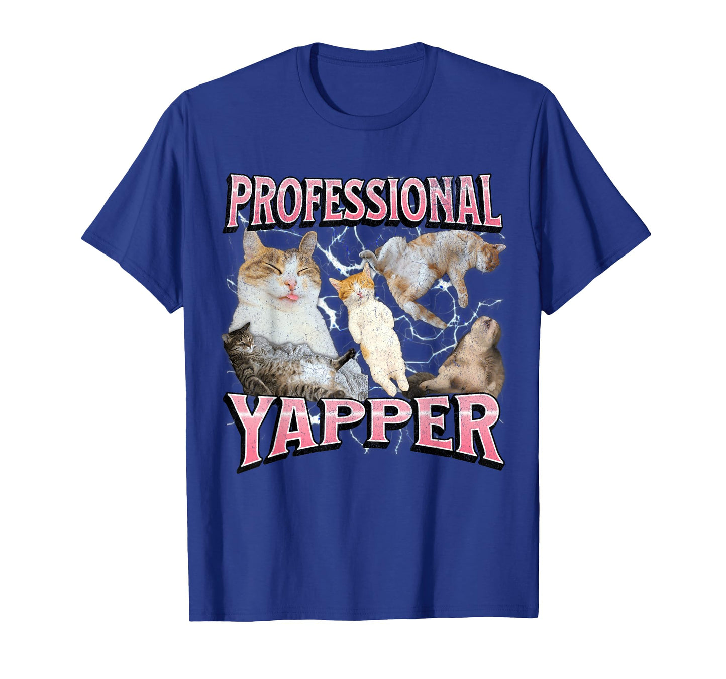Professional Yapper Funny Cat Meme Bootleg Graphic T-Shirt for Men Women